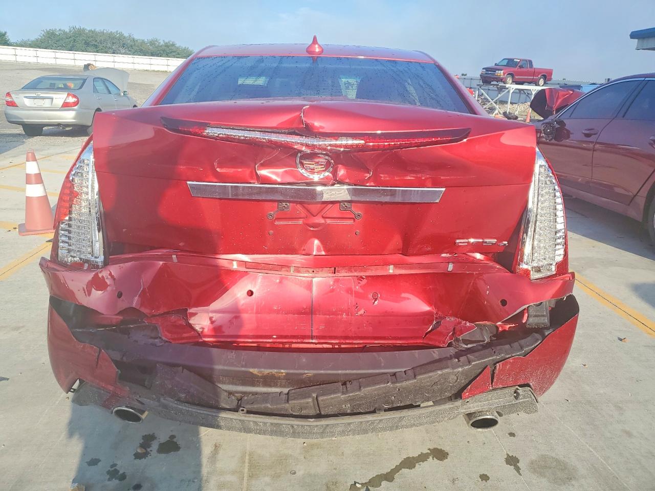2009 Cadillac Cts Burgundy vin: 1G6DH577390142658