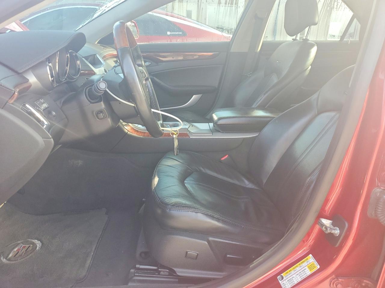 2009 Cadillac Cts Burgundy vin: 1G6DH577390142658