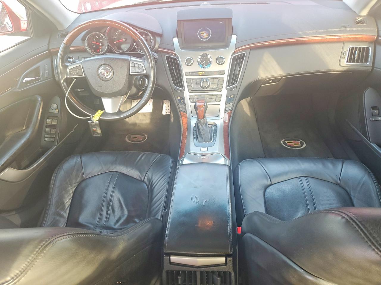 2009 Cadillac Cts Burgundy vin: 1G6DH577390142658