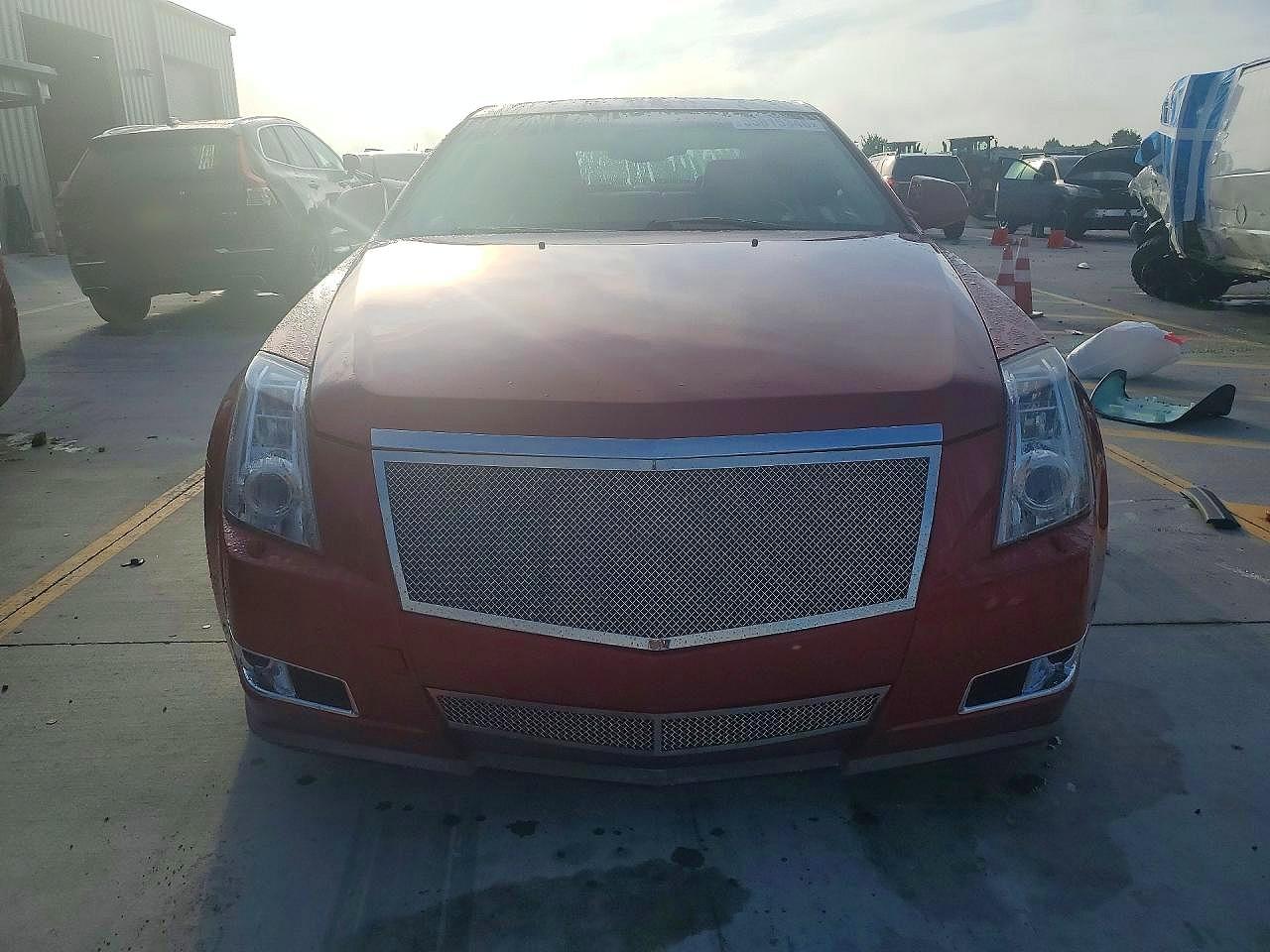 2009 Cadillac Cts Burgundy vin: 1G6DH577390142658