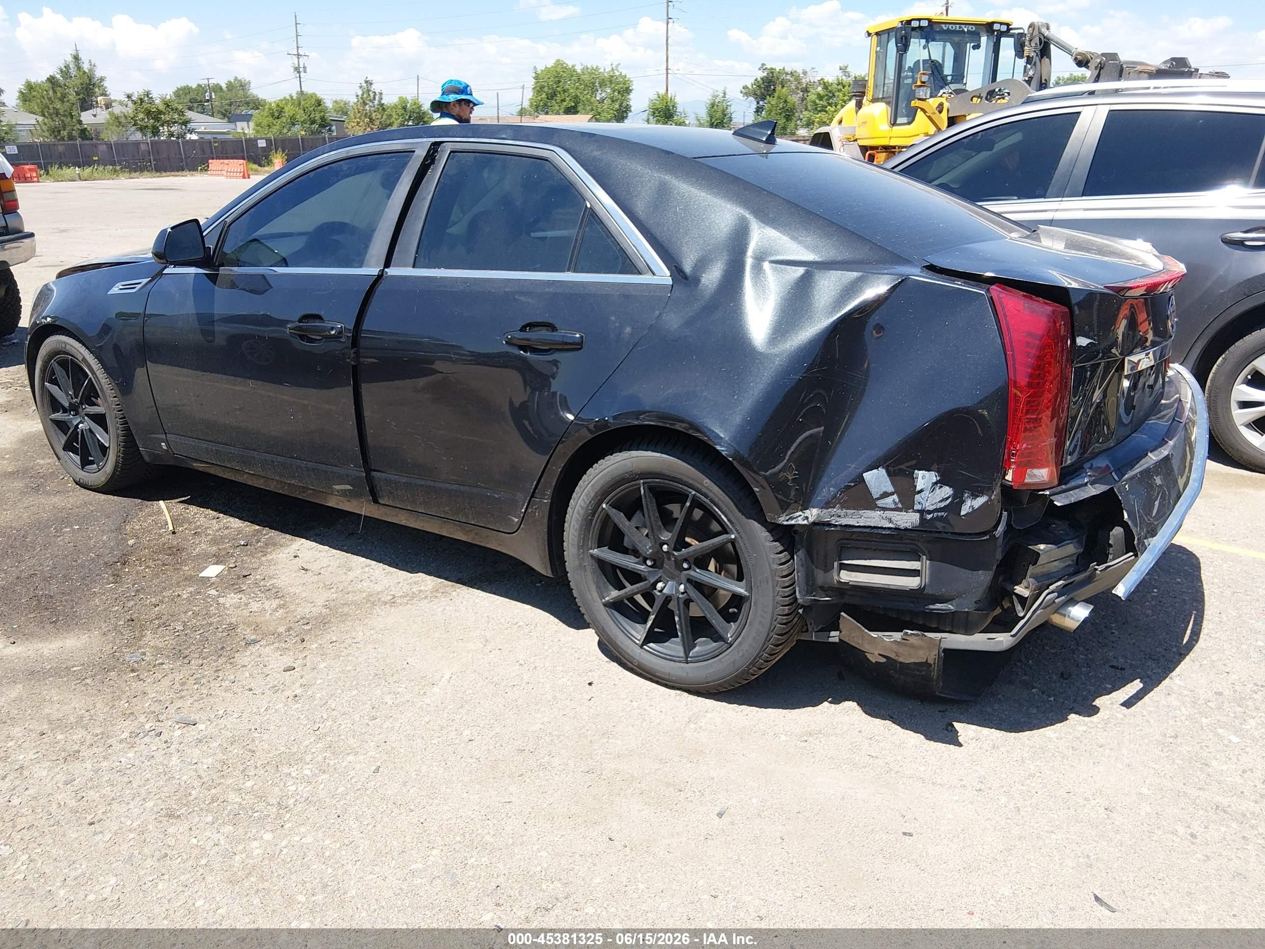2009 Cadillac Cts Standard Black vin: 1G6DH577890145734