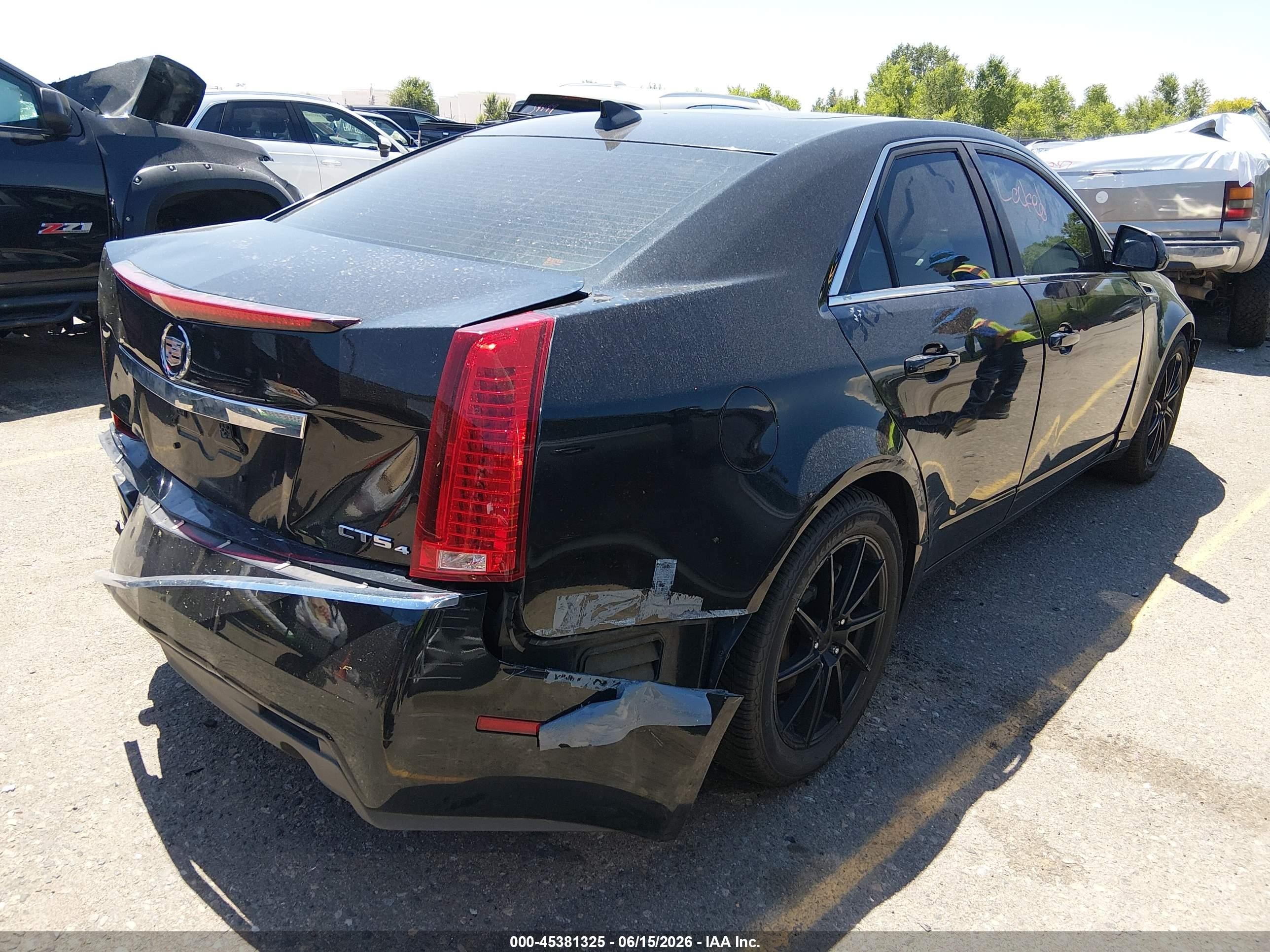 2009 Cadillac Cts Standard Black vin: 1G6DH577890145734