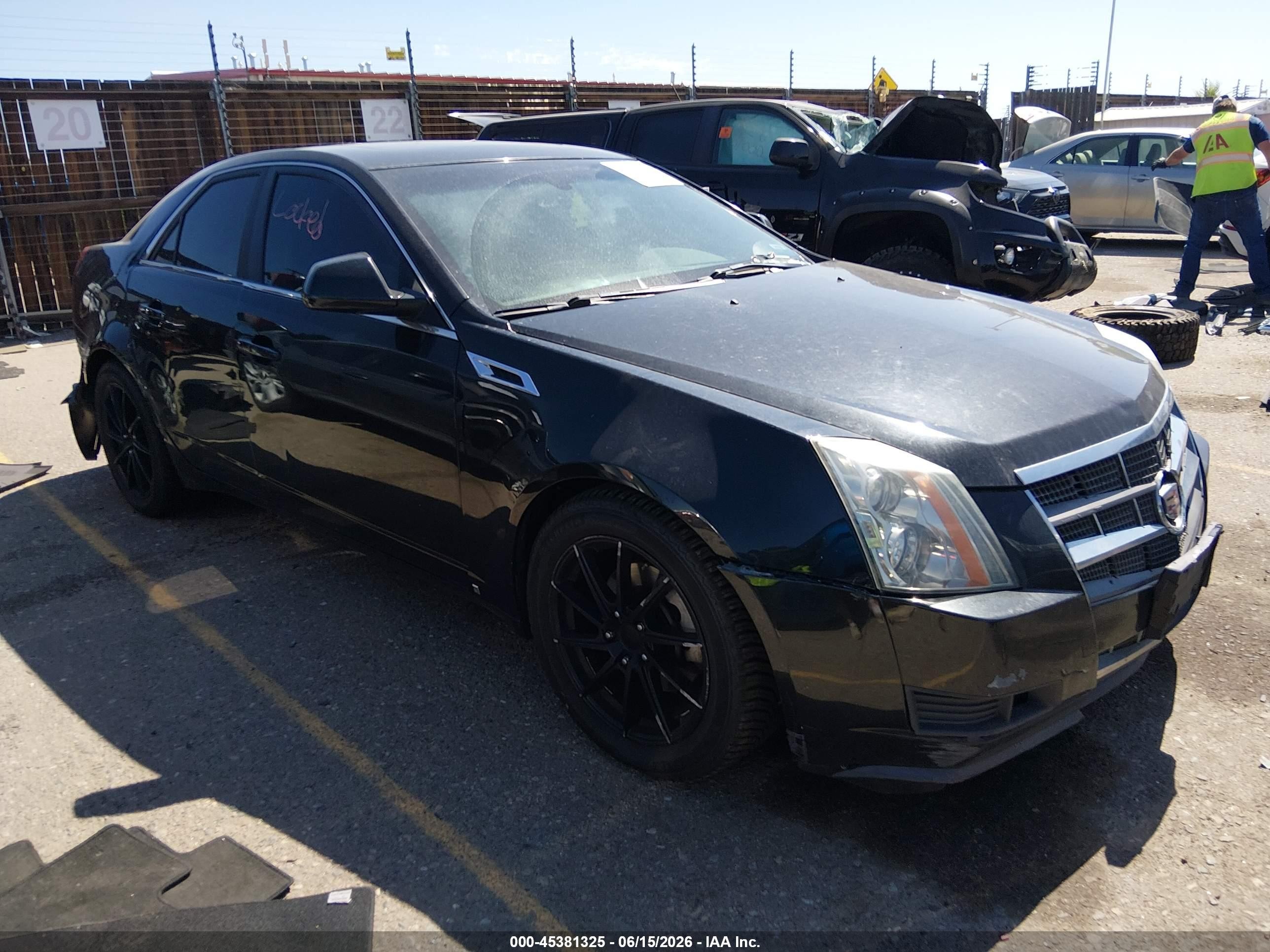 2009 Cadillac Cts Standard Black vin: 1G6DH577890145734