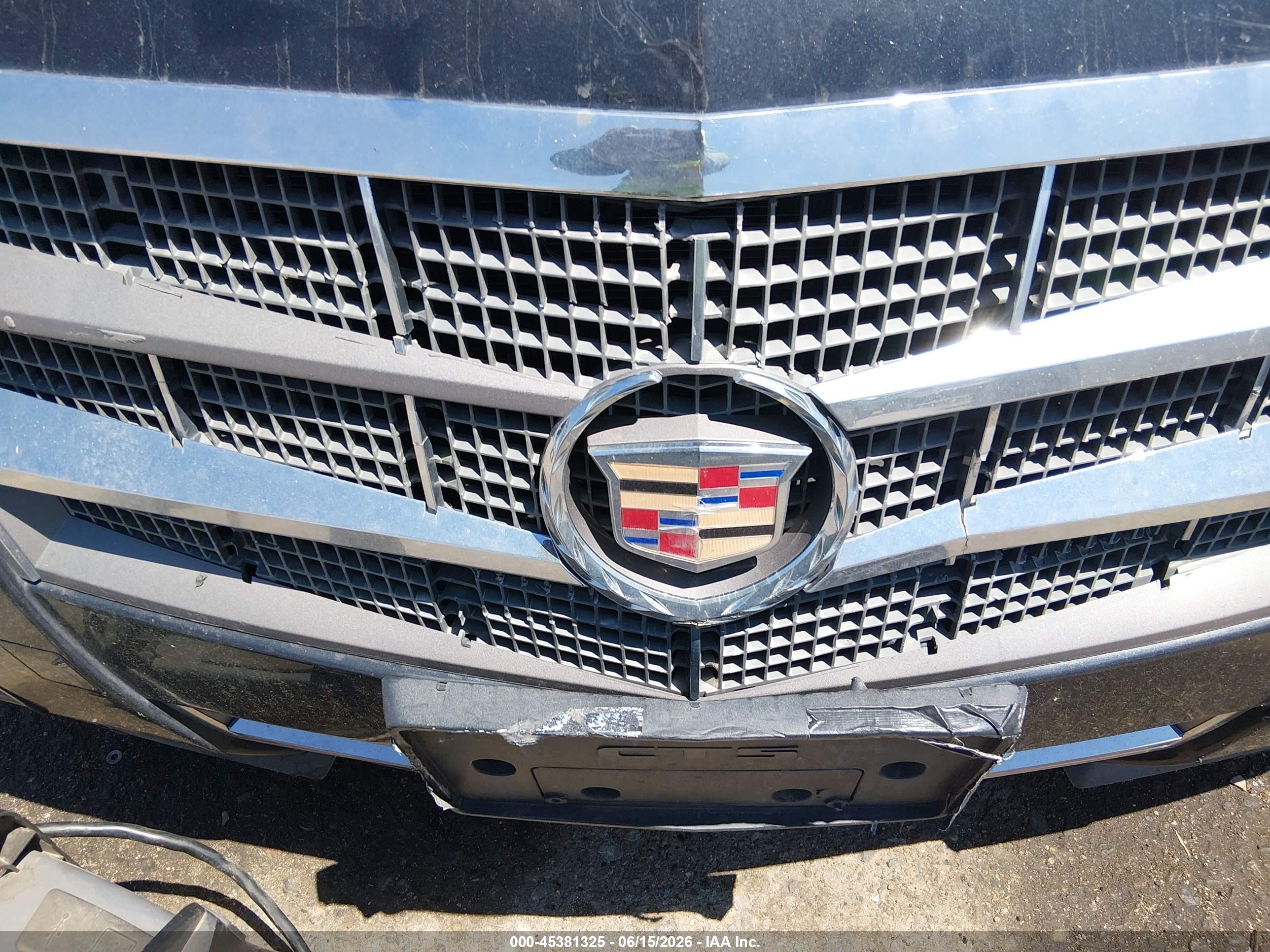2009 Cadillac Cts Standard Black vin: 1G6DH577890145734