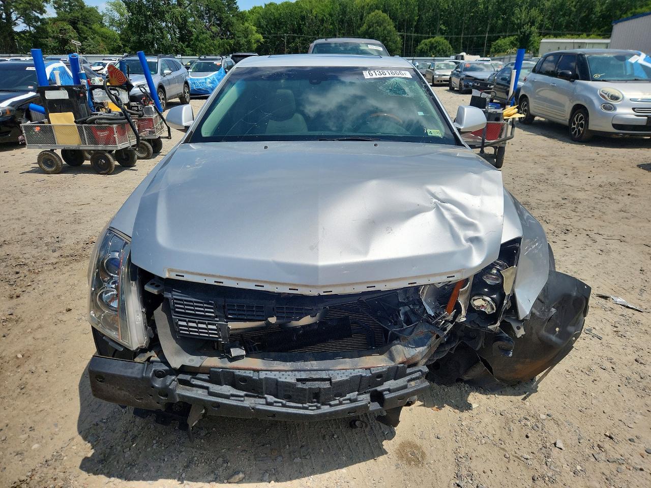 2012 Cadillac Cts Luxury Collection Silver vin: 1G6DH5E50C0121968