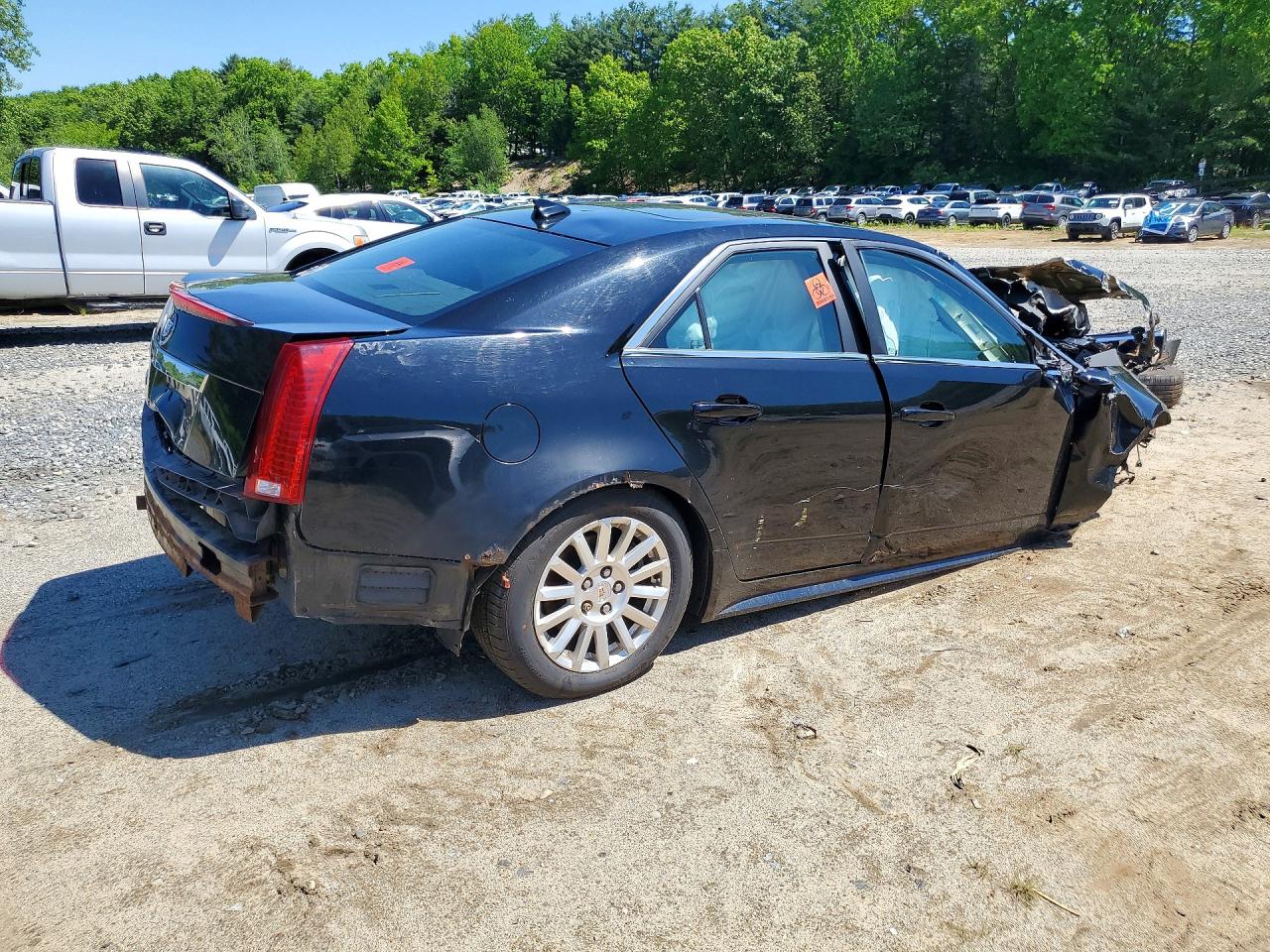 2012 Cadillac Cts Luxury Collection Black vin: 1G6DH5E53C0141051