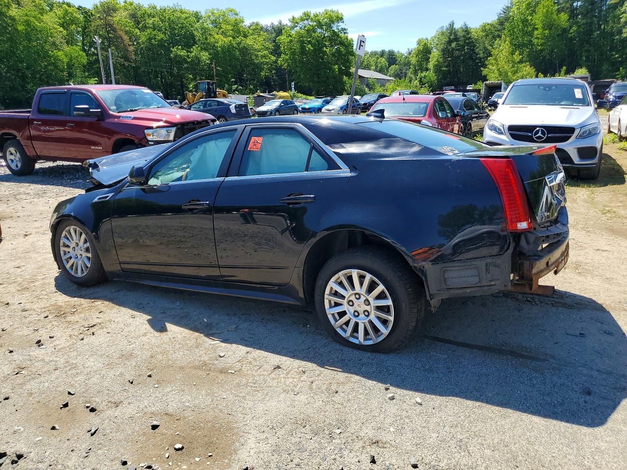 2012 Cadillac Cts Luxury Collection Black vin: 1G6DH5E53C0141051