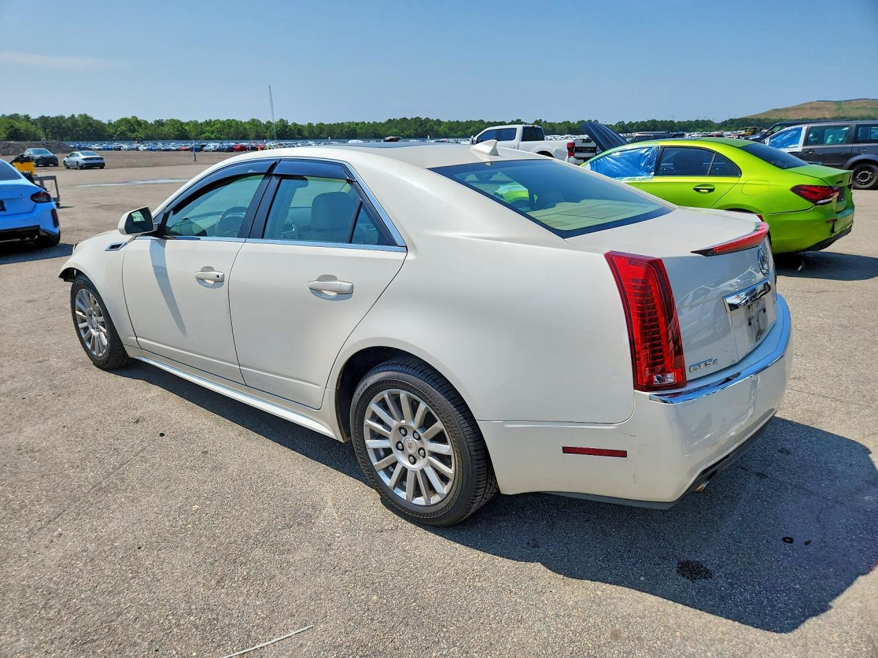 2013 Cadillac Cts Luxury Collection White vin: 1G6DH5E55D0110787