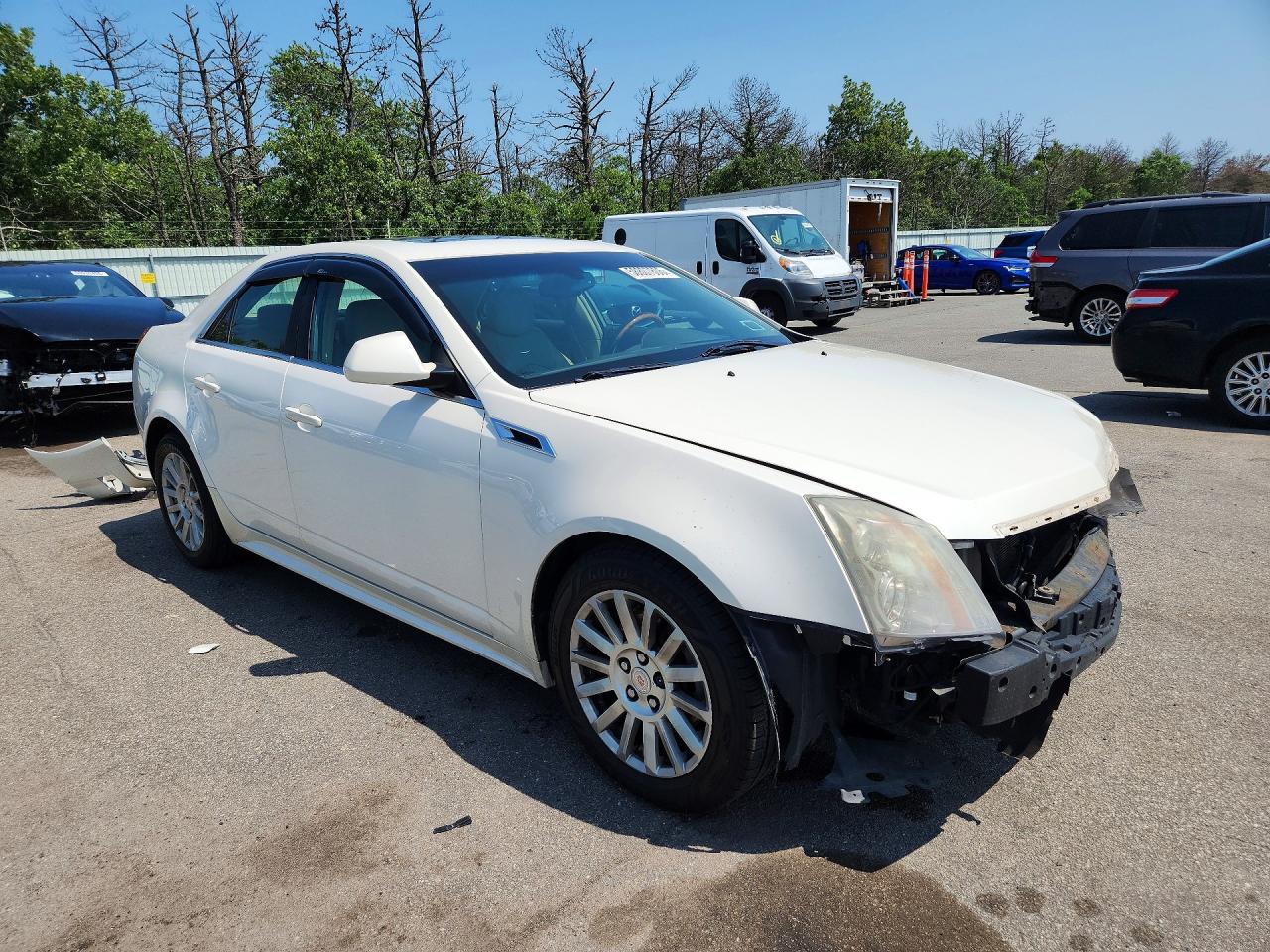 2013 Cadillac Cts Luxury Collection White vin: 1G6DH5E55D0110787