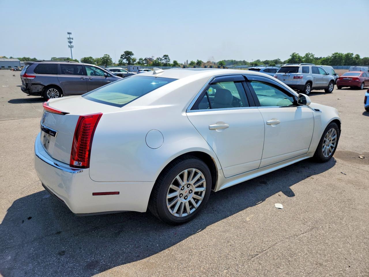 2013 Cadillac Cts Luxury Collection White vin: 1G6DH5E55D0110787