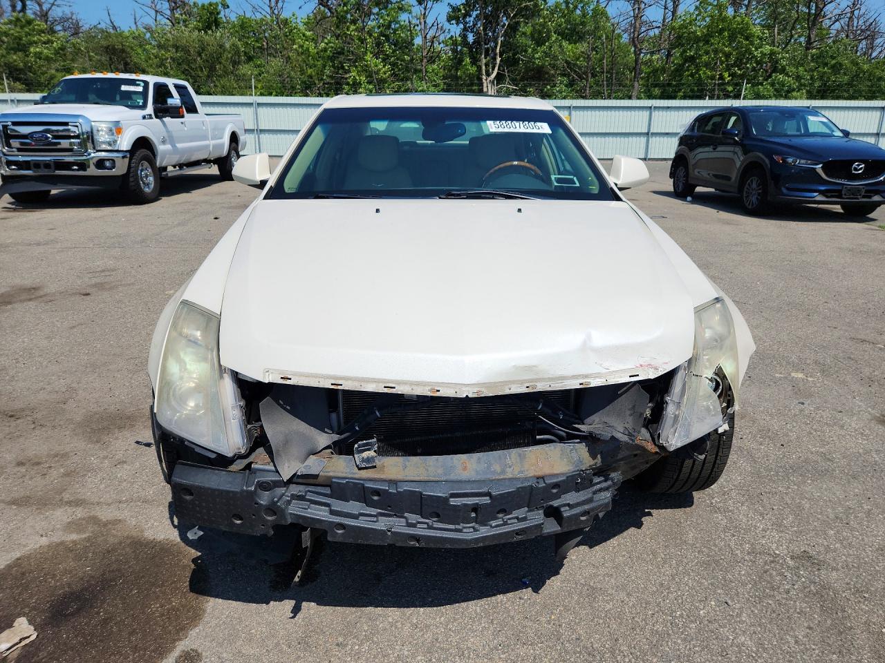 2013 Cadillac Cts Luxury Collection White vin: 1G6DH5E55D0110787