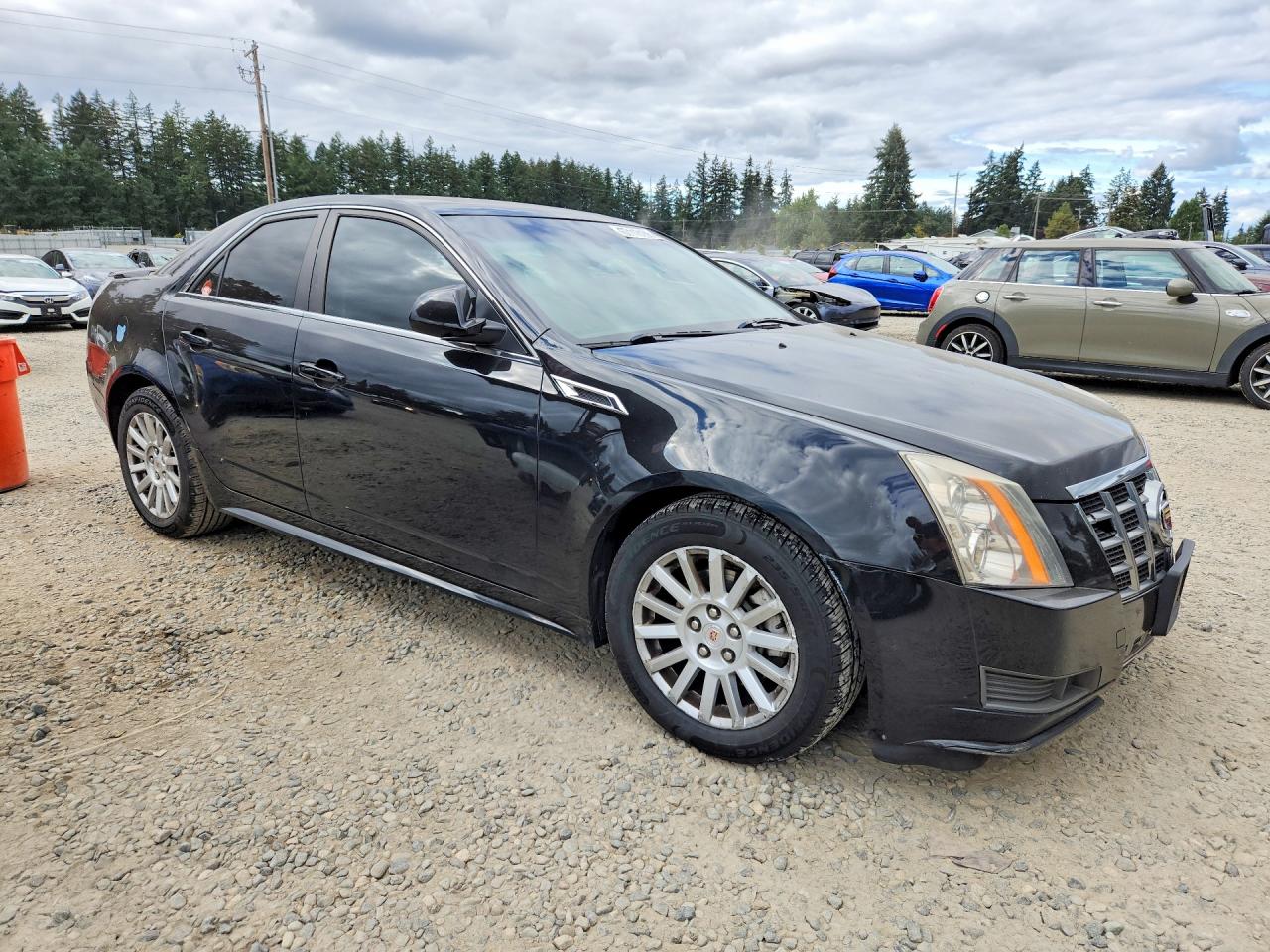 2013 Cadillac Cts Luxury Collection Черный vin: 1G6DH5E58D0110248