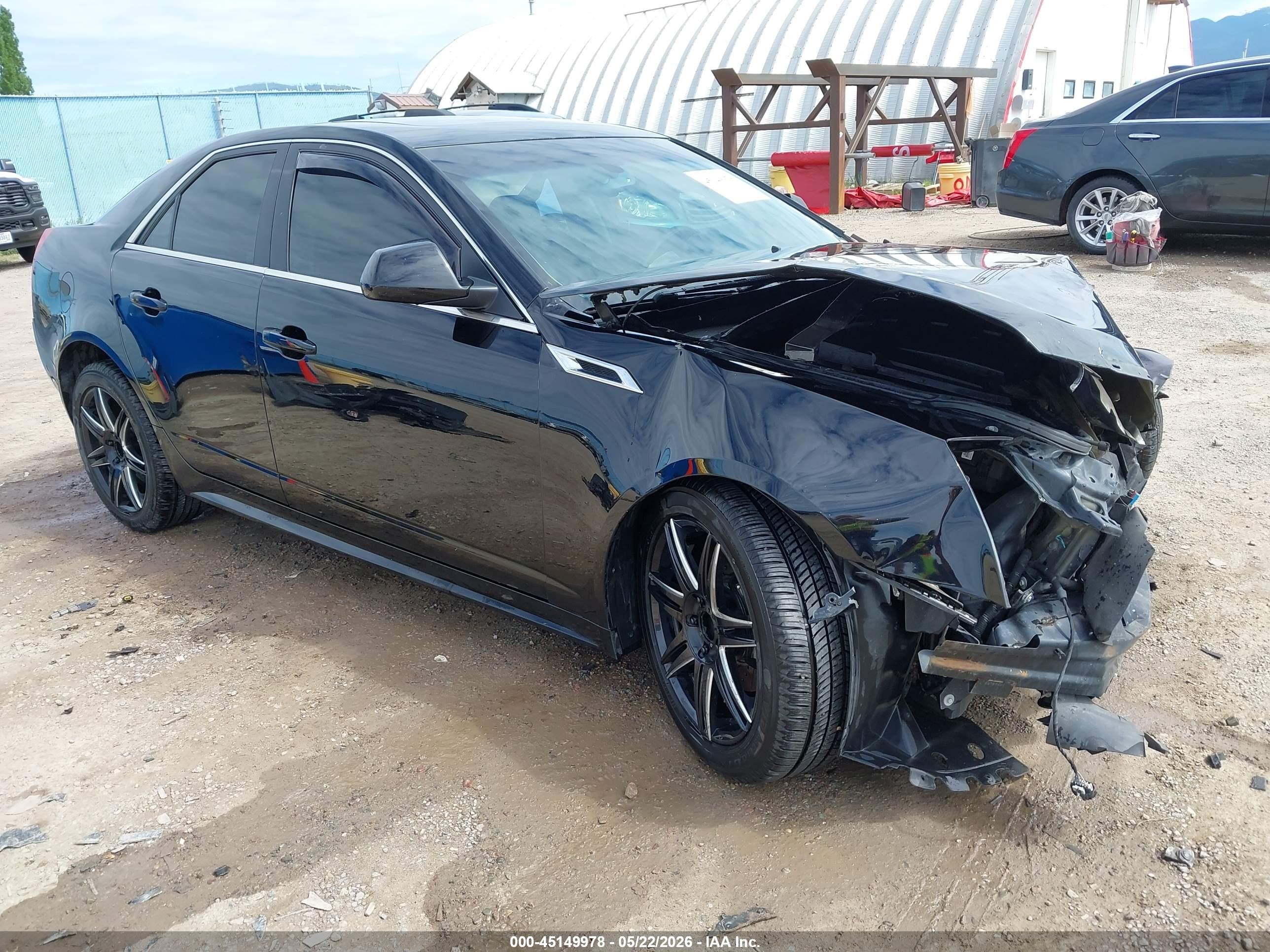 2013 Cadillac Cts Luxury Black vin: 1G6DH5E59D0129990