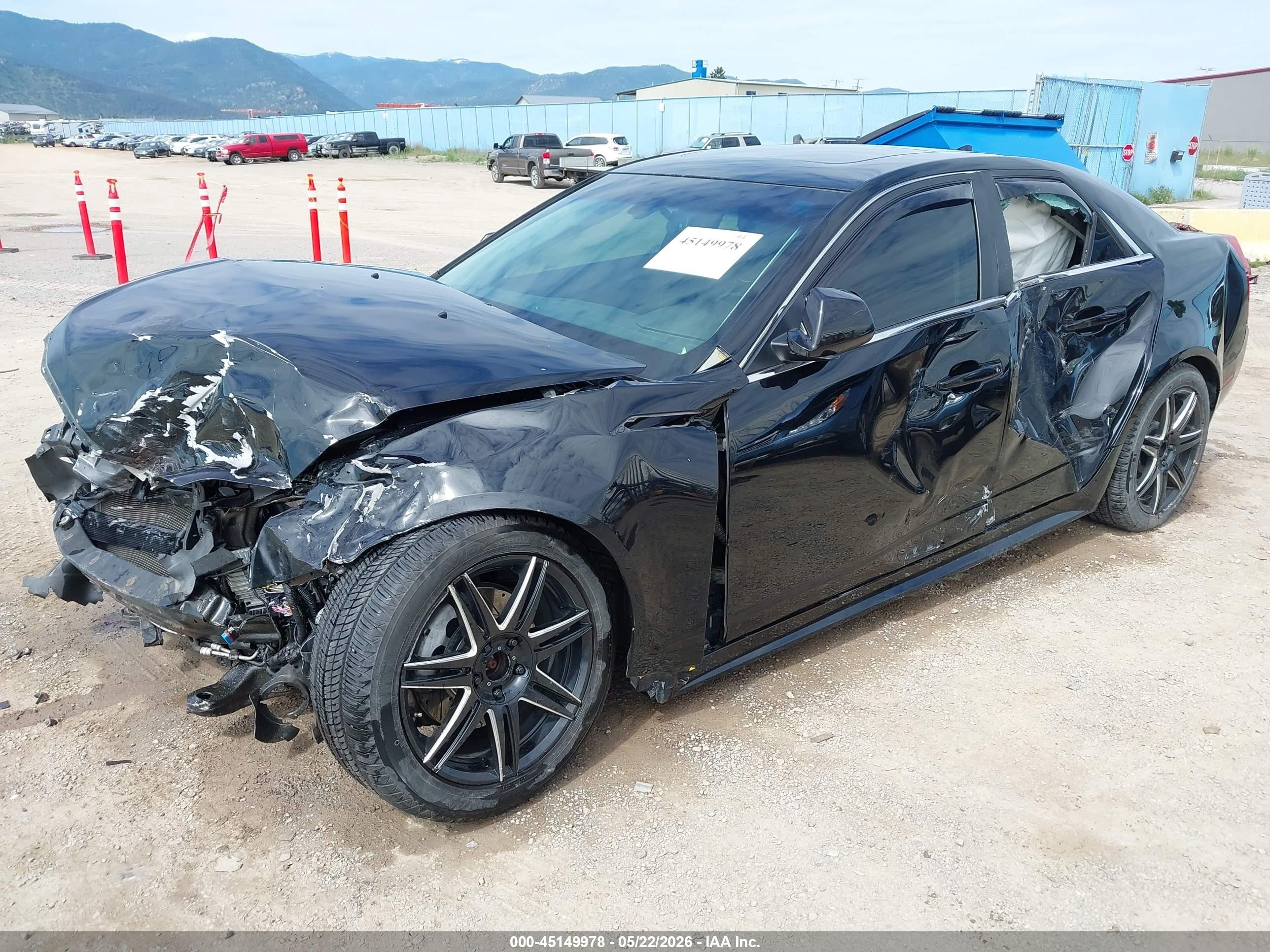 2013 Cadillac Cts Luxury Black vin: 1G6DH5E59D0129990
