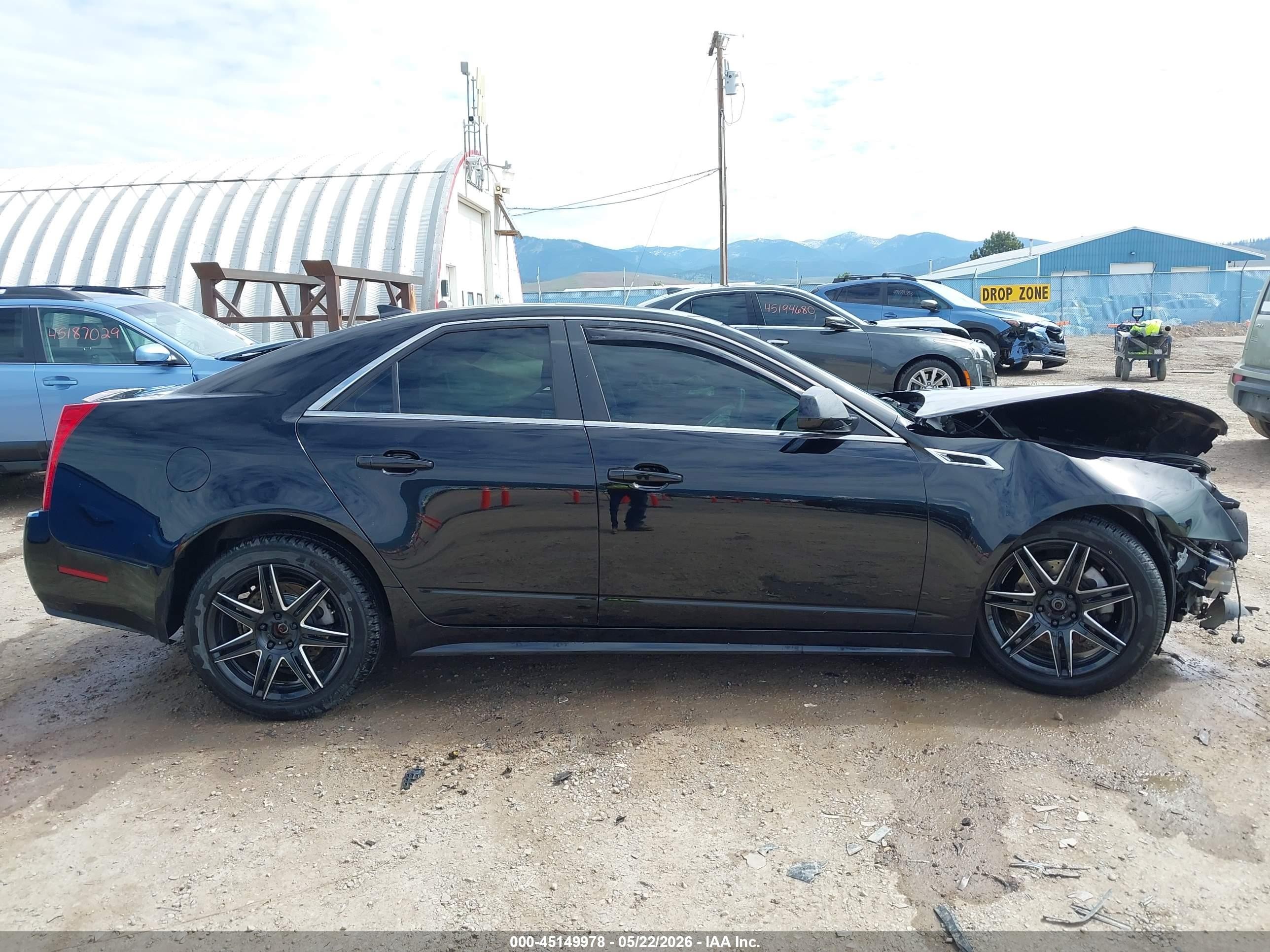 2013 Cadillac Cts Luxury Black vin: 1G6DH5E59D0129990