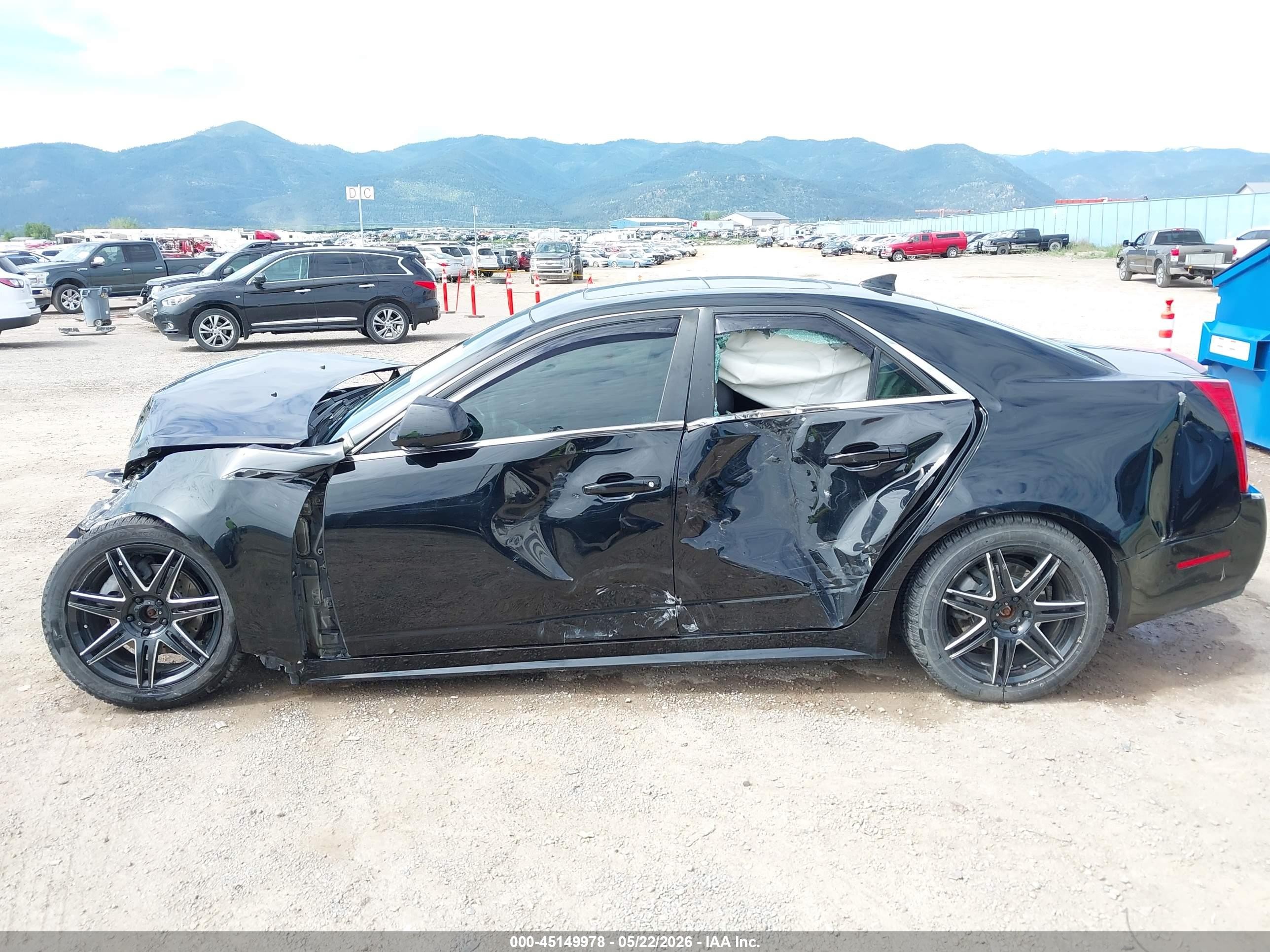 2013 Cadillac Cts Luxury Black vin: 1G6DH5E59D0129990
