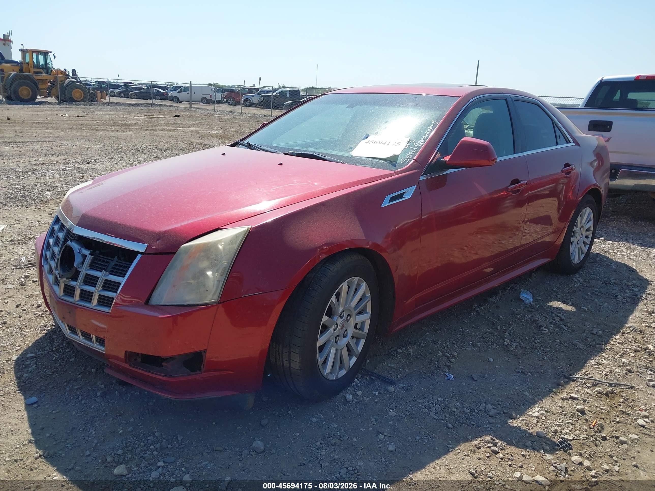 2013 Cadillac Cts Luxury Красный vin: 1G6DH5E5XD0103818