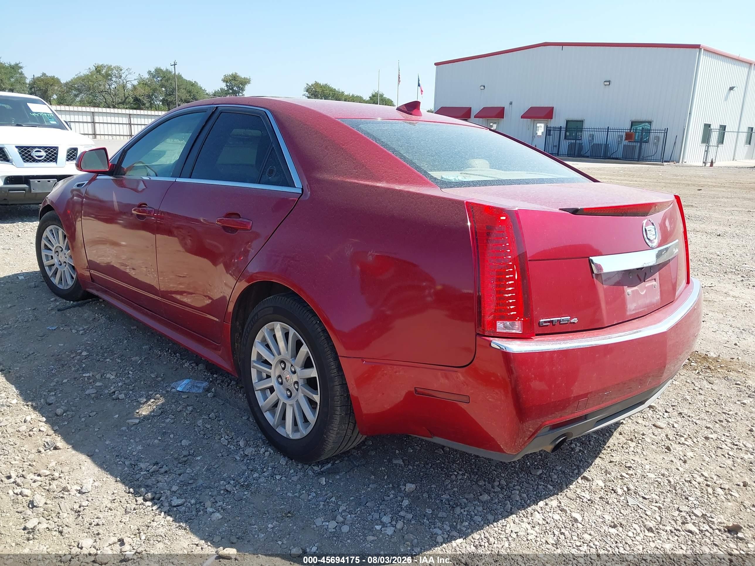 2013 Cadillac Cts Luxury Красный vin: 1G6DH5E5XD0103818