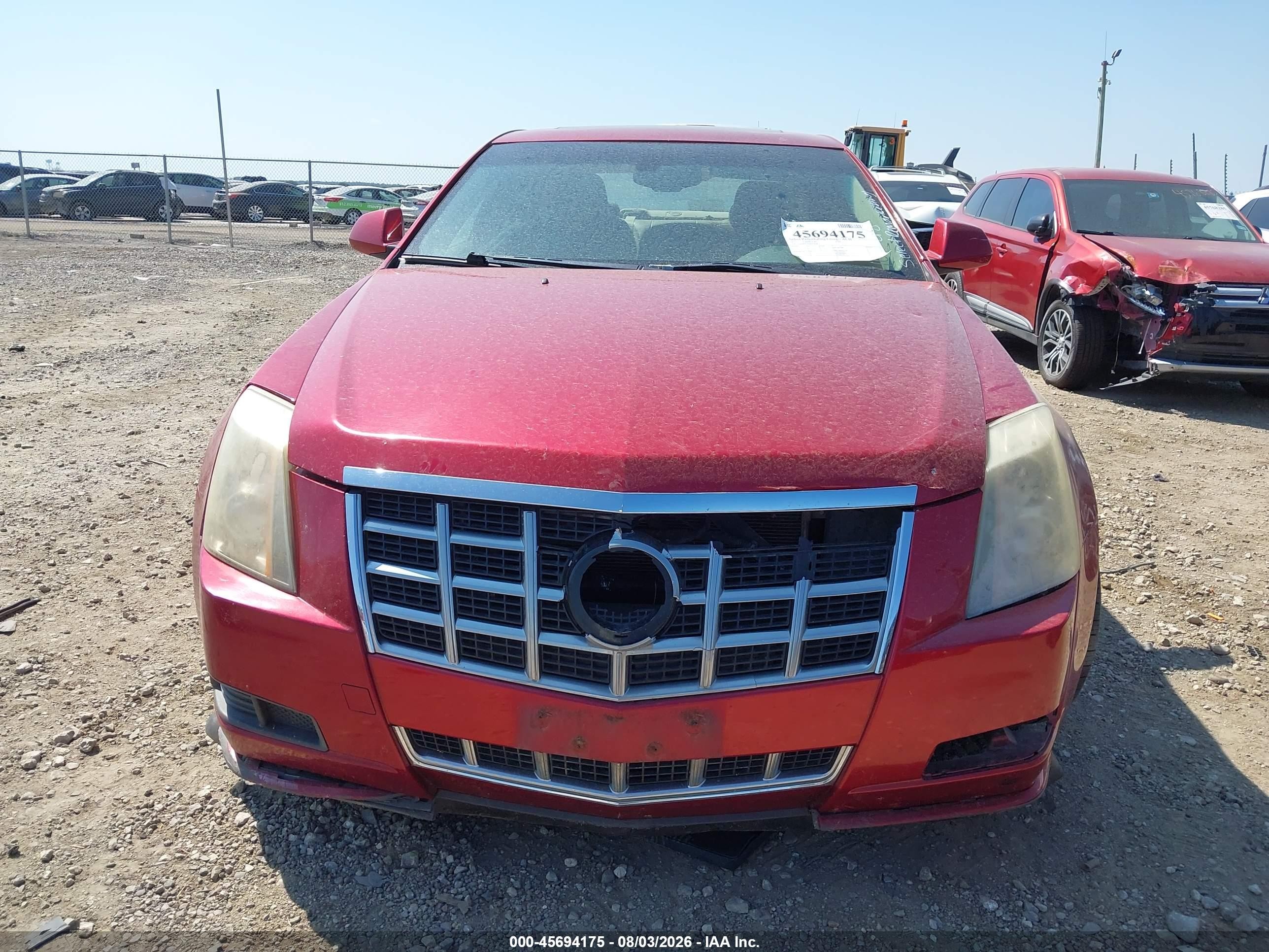 2013 Cadillac Cts Luxury Красный vin: 1G6DH5E5XD0103818