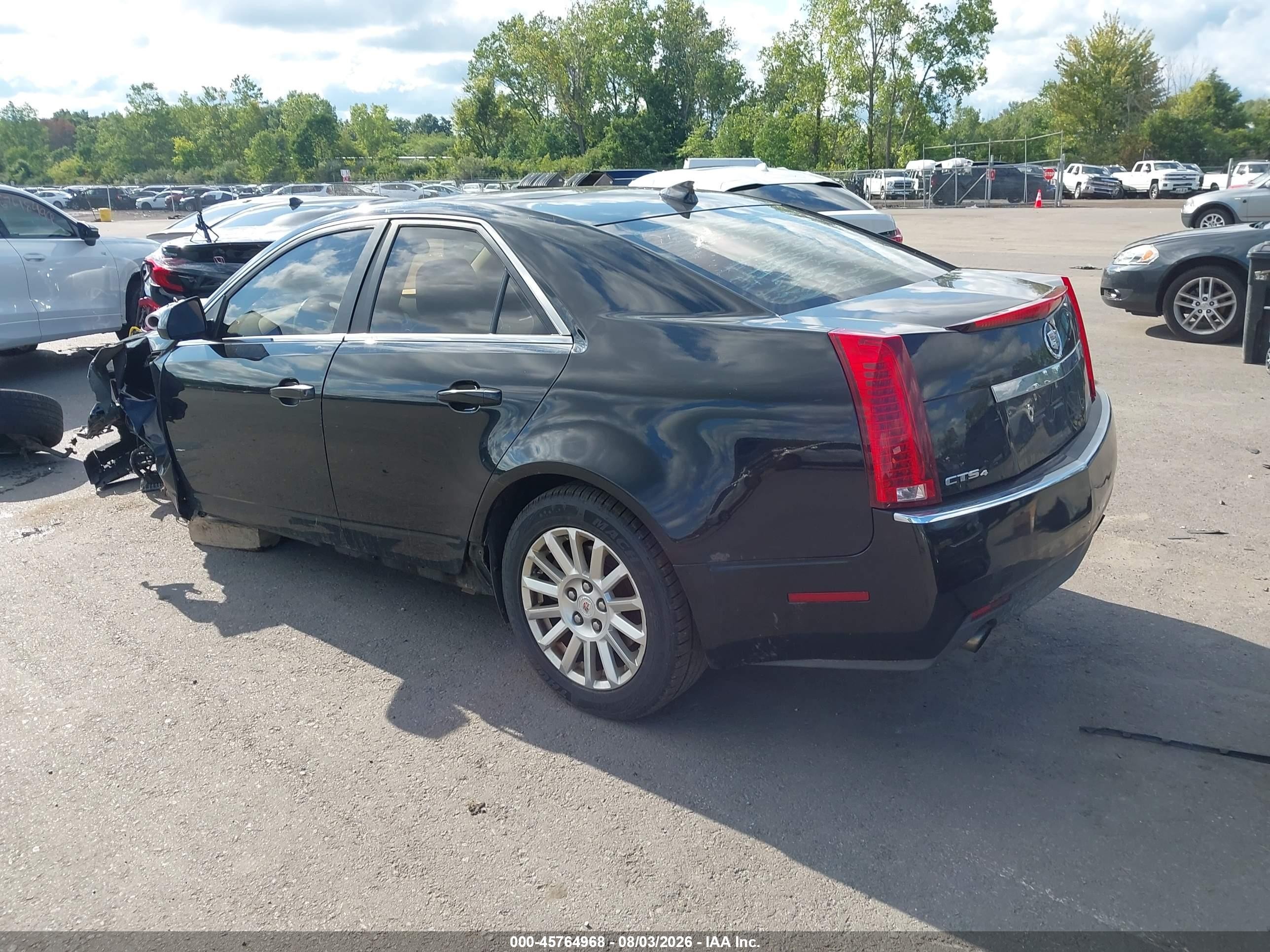2010 Cadillac Cts Luxury Black vin: 1G6DH5EG0A0140583