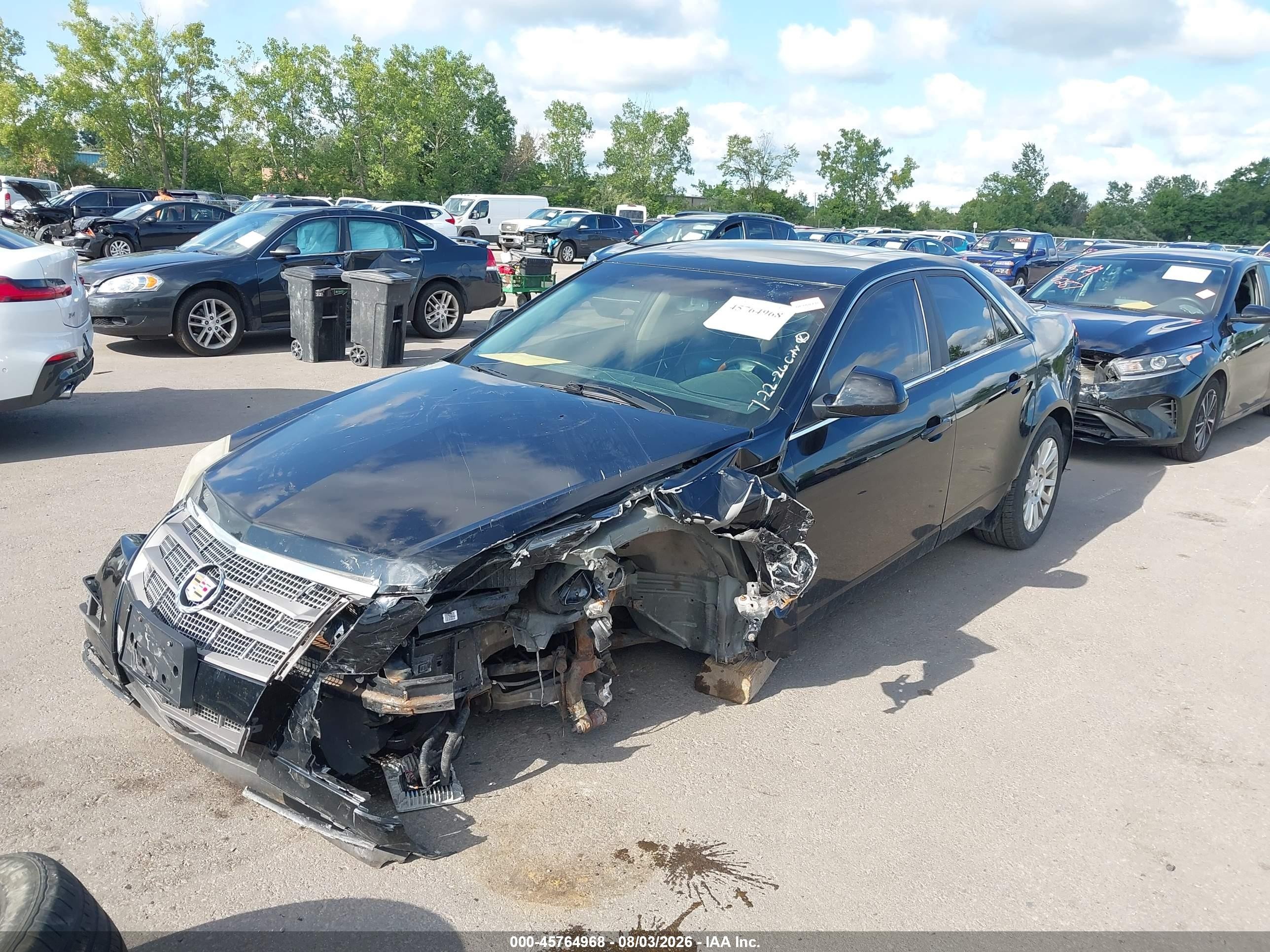 2010 Cadillac Cts Luxury Black vin: 1G6DH5EG0A0140583