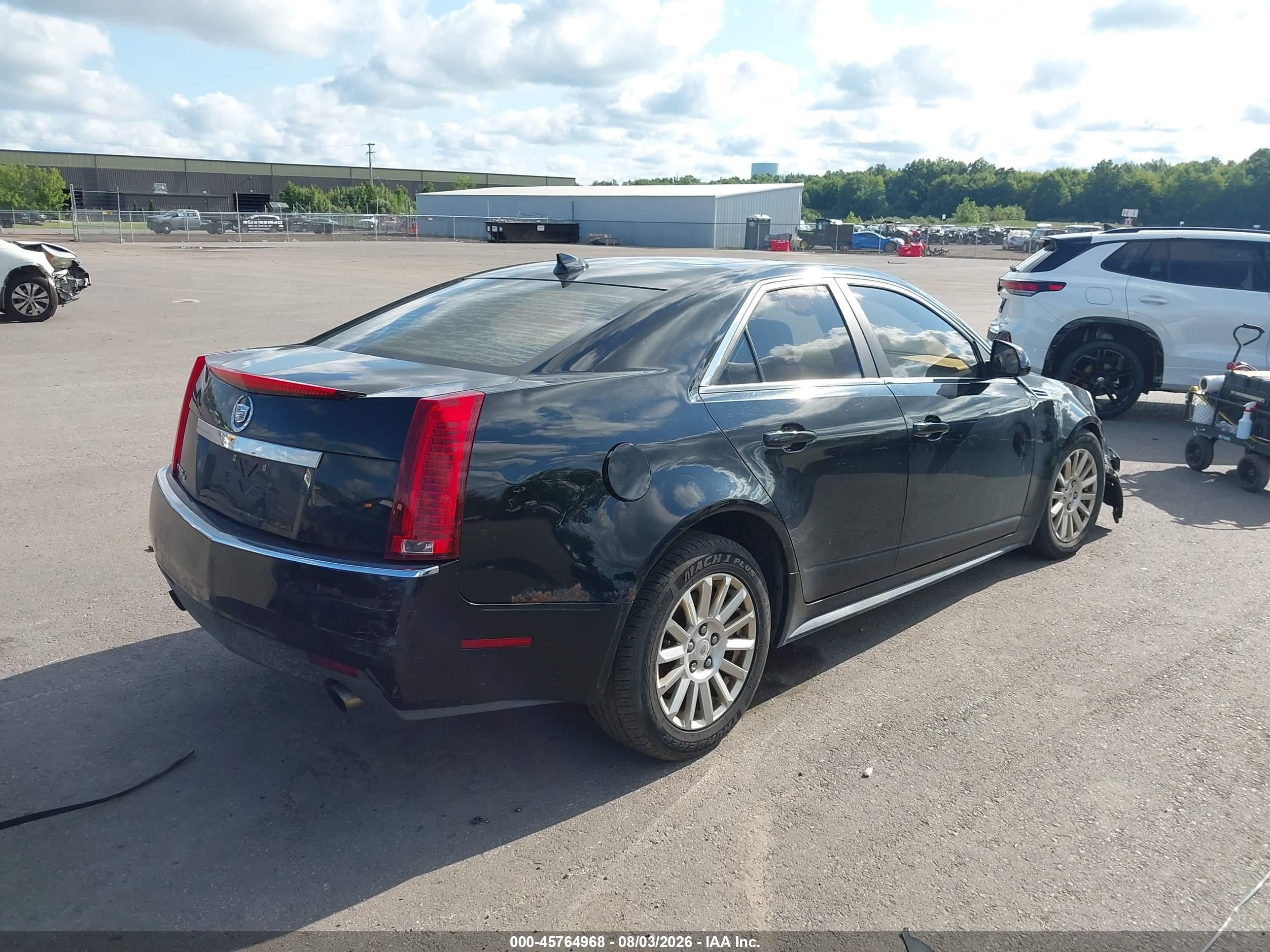 2010 Cadillac Cts Luxury Black vin: 1G6DH5EG0A0140583