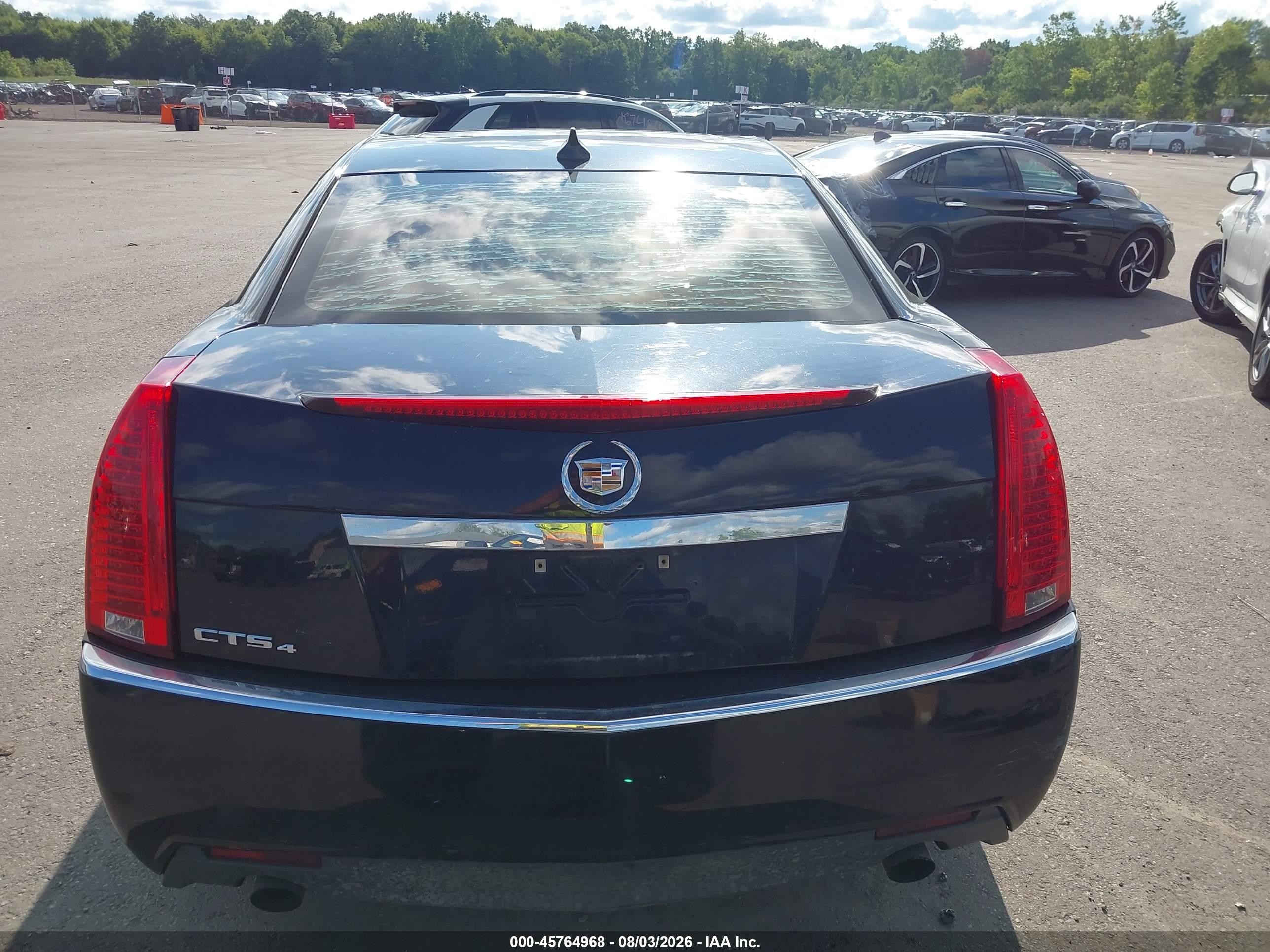 2010 Cadillac Cts Luxury Black vin: 1G6DH5EG0A0140583