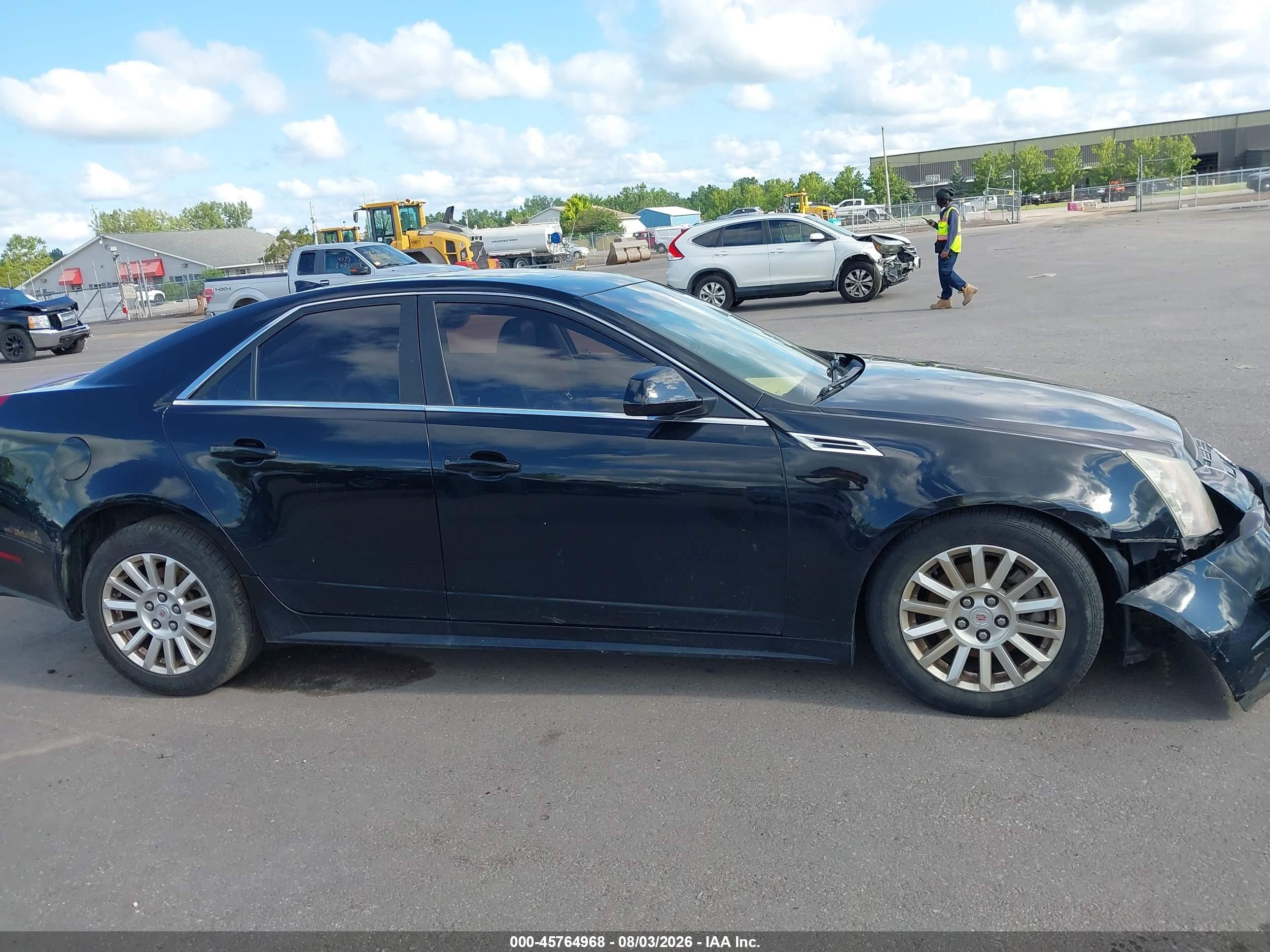 2010 Cadillac Cts Luxury Black vin: 1G6DH5EG0A0140583