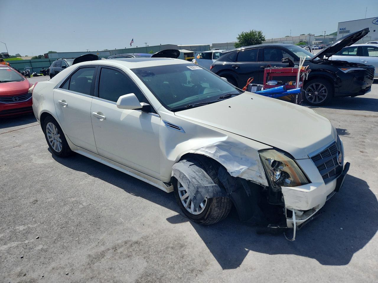 2010 Cadillac Cts Luxury Collection White vin: 1G6DH5EG1A0111626
