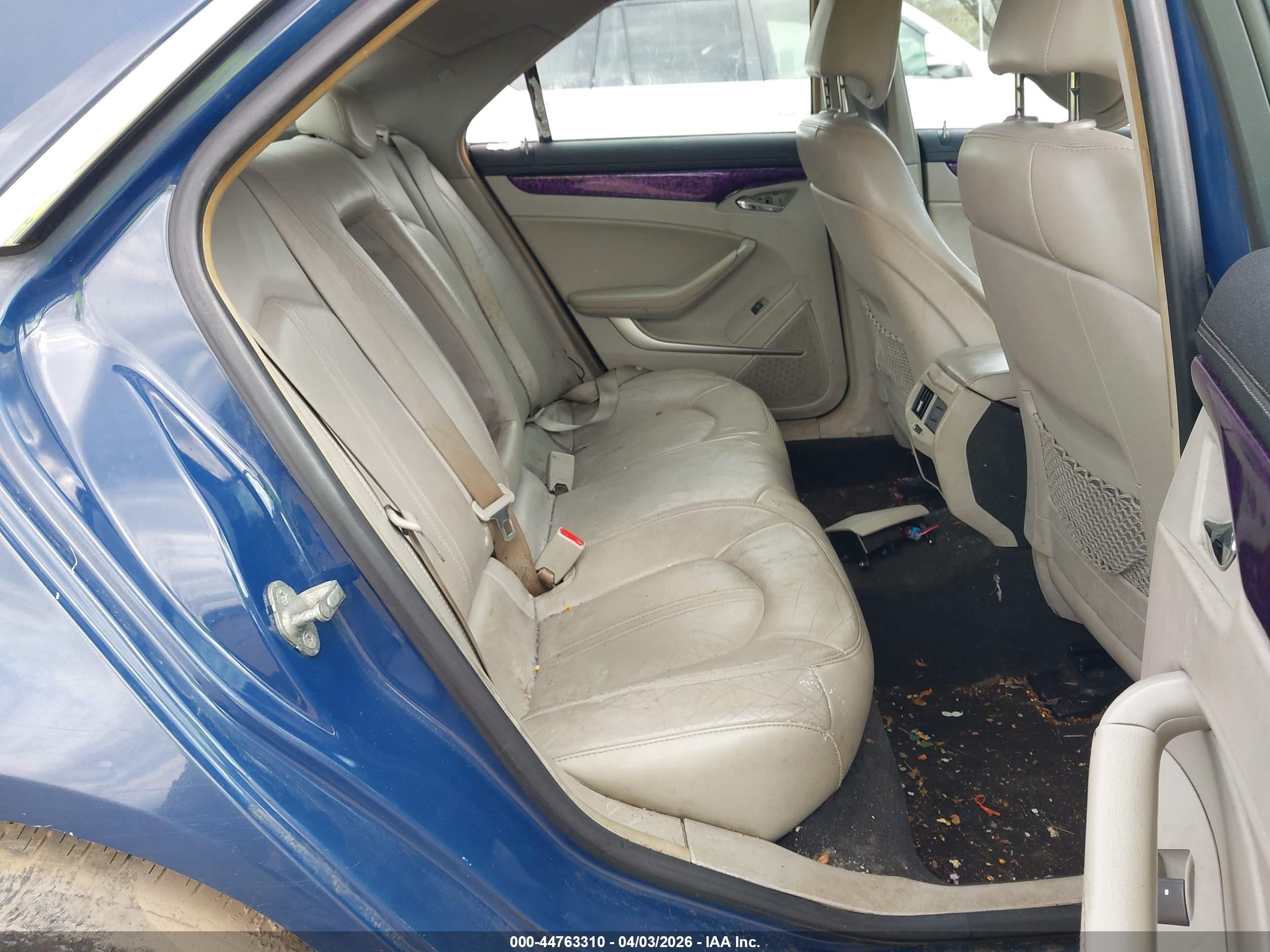 2010 Cadillac Cts Luxury Blue vin: 1G6DH5EG5A0118711
