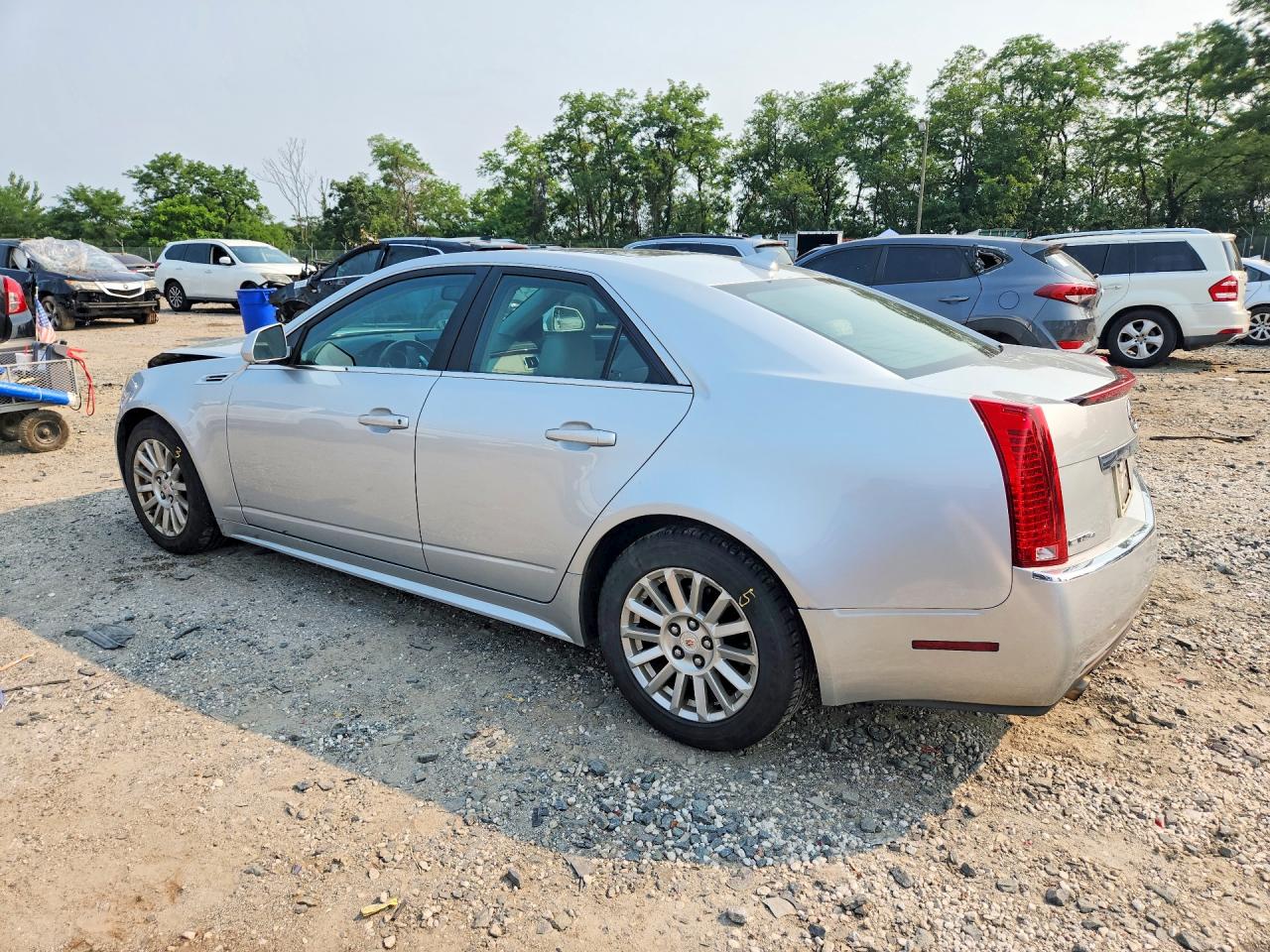 2010 Cadillac Cts Luxury Collection Silver vin: 1G6DH5EG5A0136853