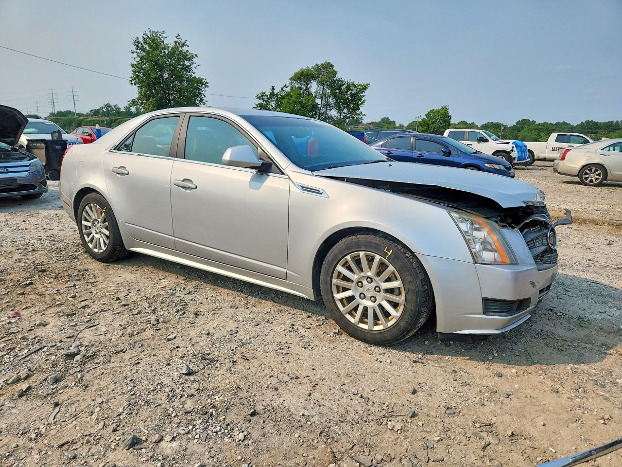 2010 Cadillac Cts Luxury Collection Silver vin: 1G6DH5EG5A0136853