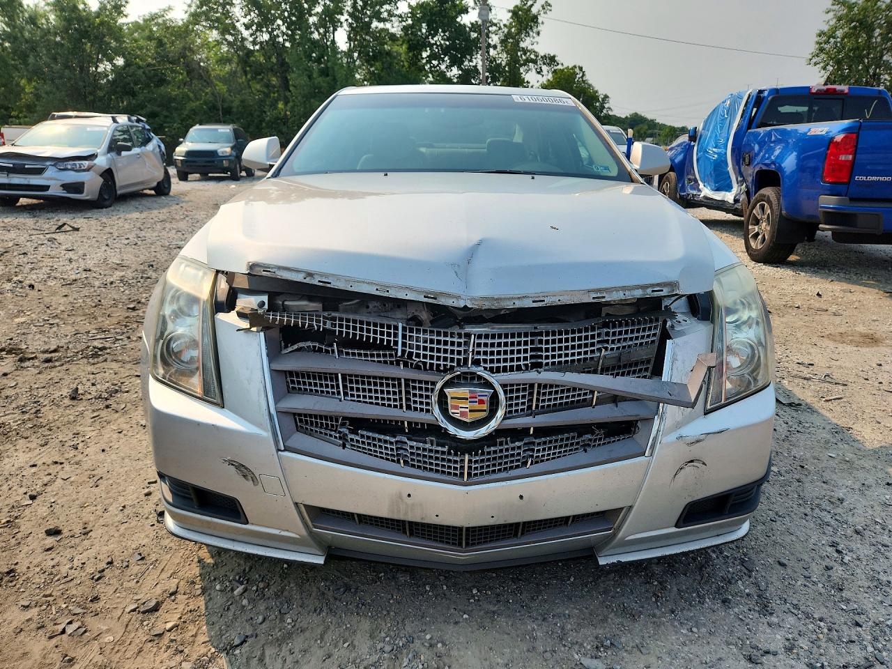 2010 Cadillac Cts Luxury Collection Silver vin: 1G6DH5EG5A0136853