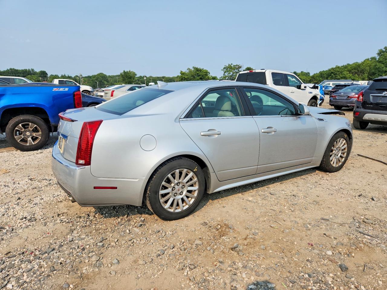 2010 Cadillac Cts Luxury Collection Silver vin: 1G6DH5EG5A0136853