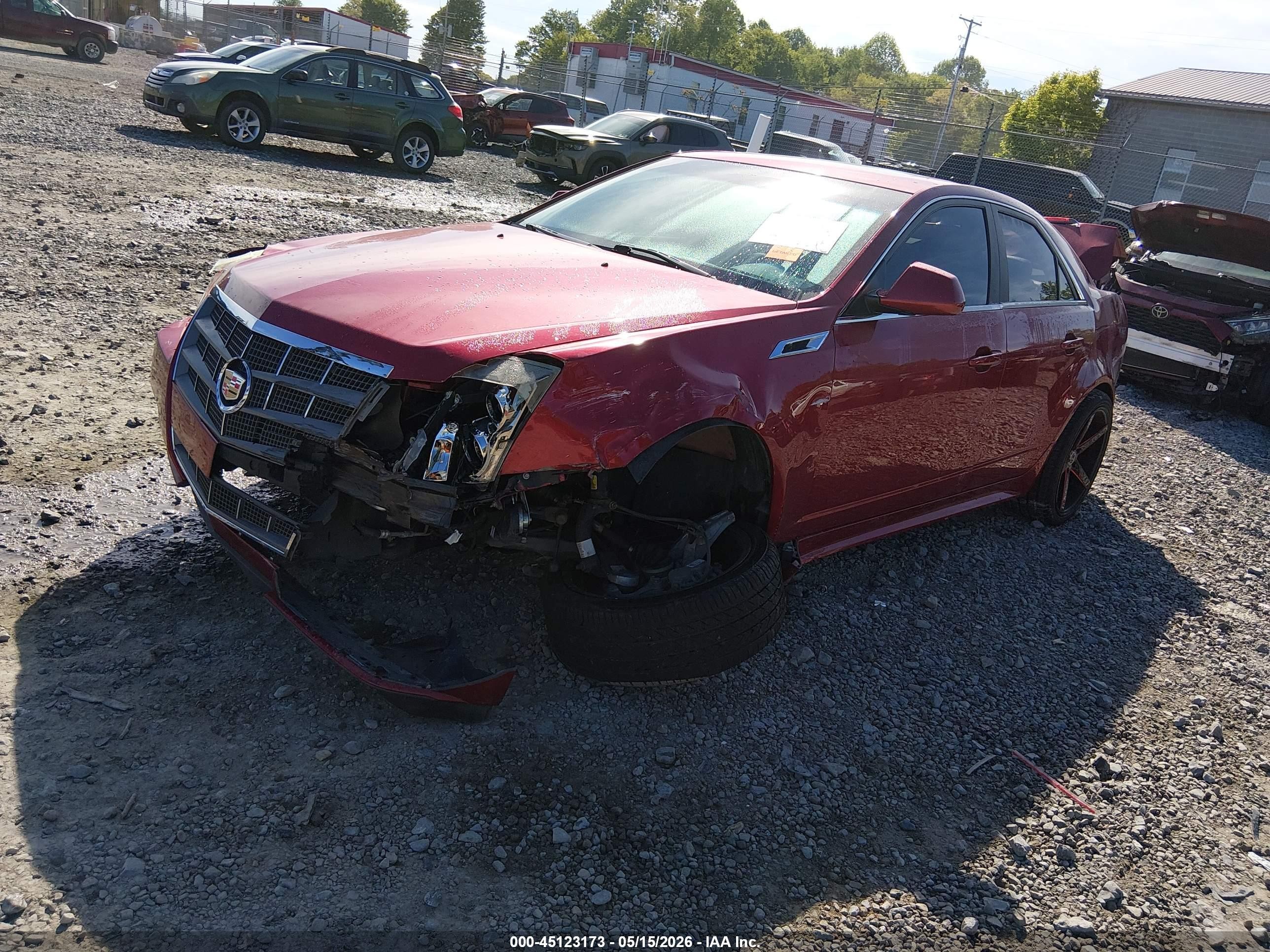 2011 Cadillac Cts Luxury Red vin: 1G6DH5EY1B0164918