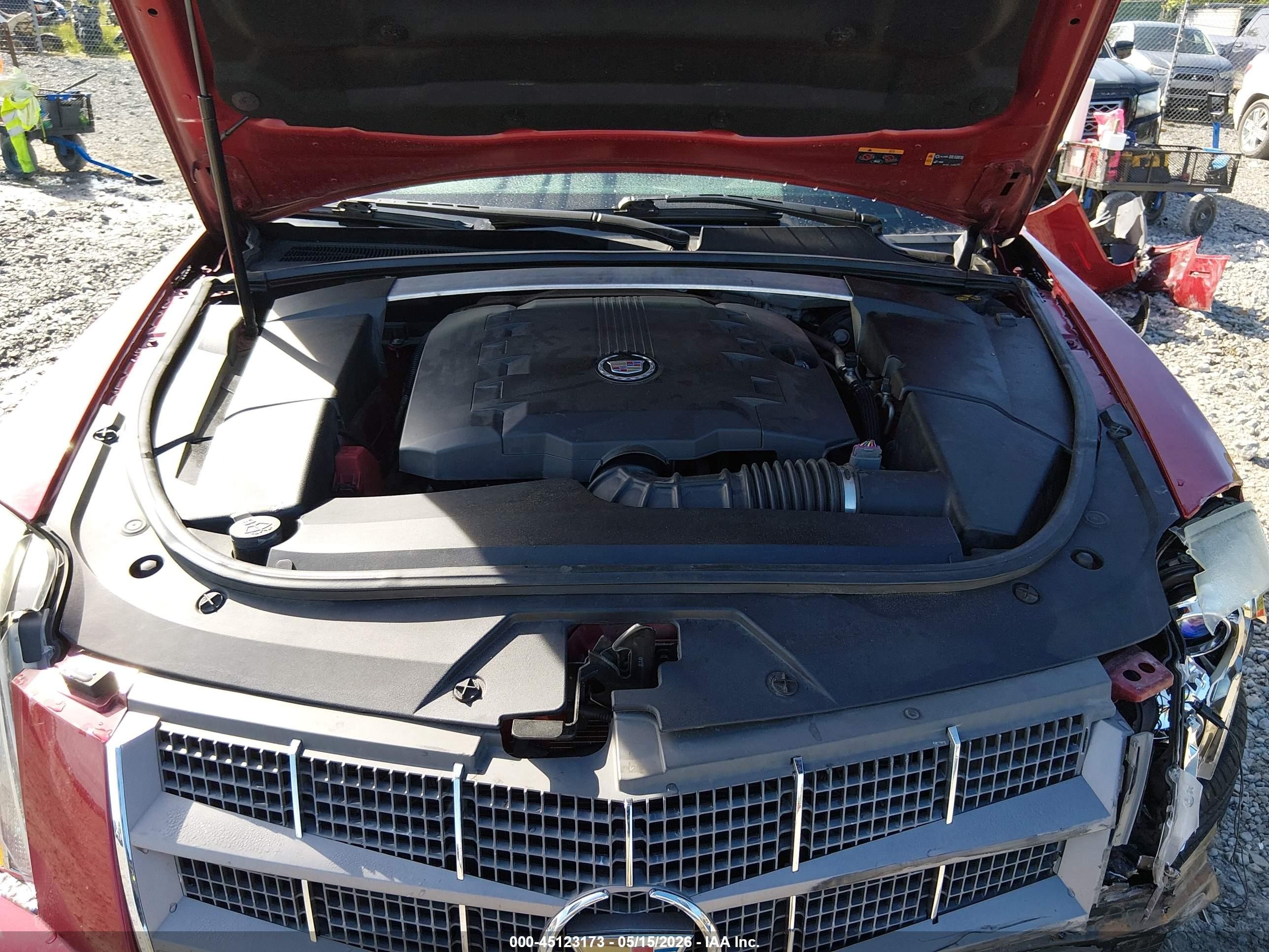 2011 Cadillac Cts Luxury Red vin: 1G6DH5EY1B0164918