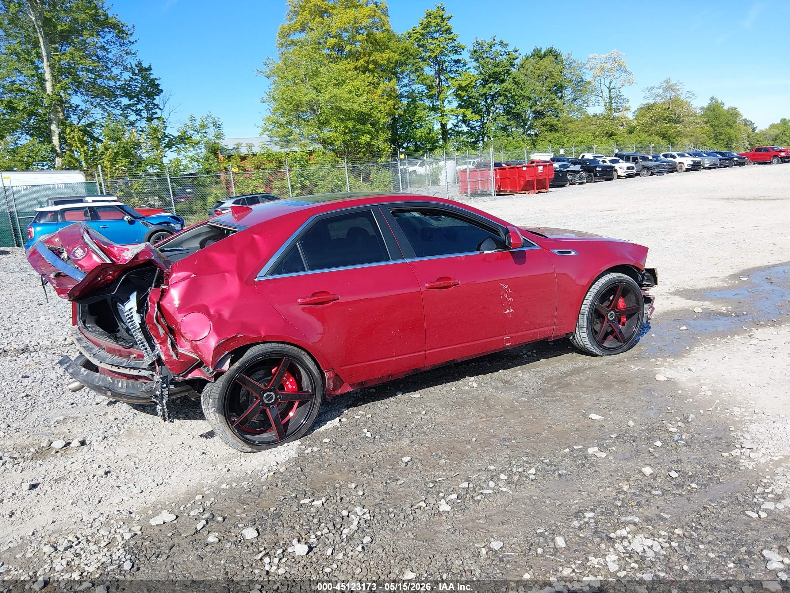 2011 Cadillac Cts Luxury Red vin: 1G6DH5EY1B0164918