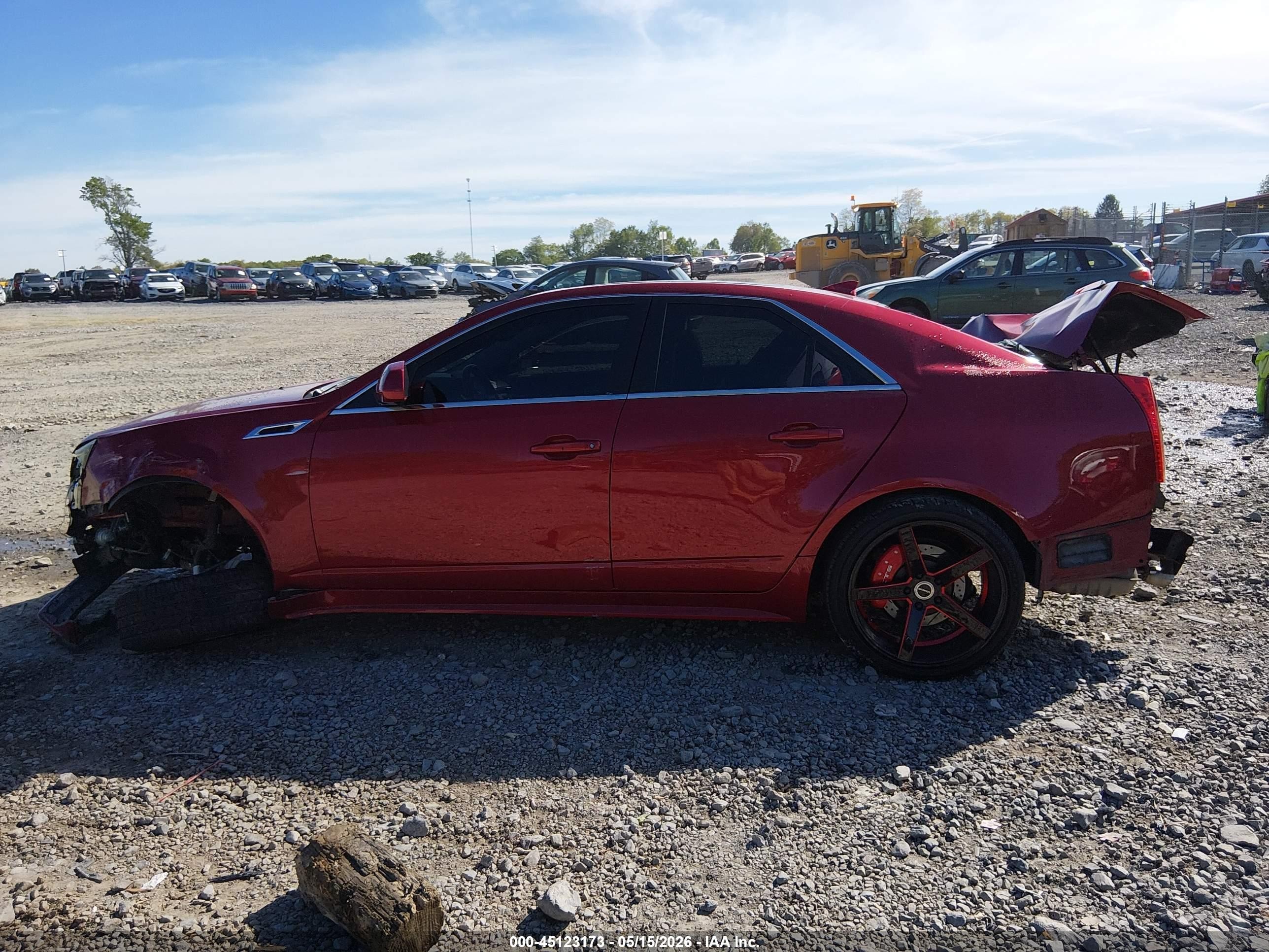 2011 Cadillac Cts Luxury Red vin: 1G6DH5EY1B0164918