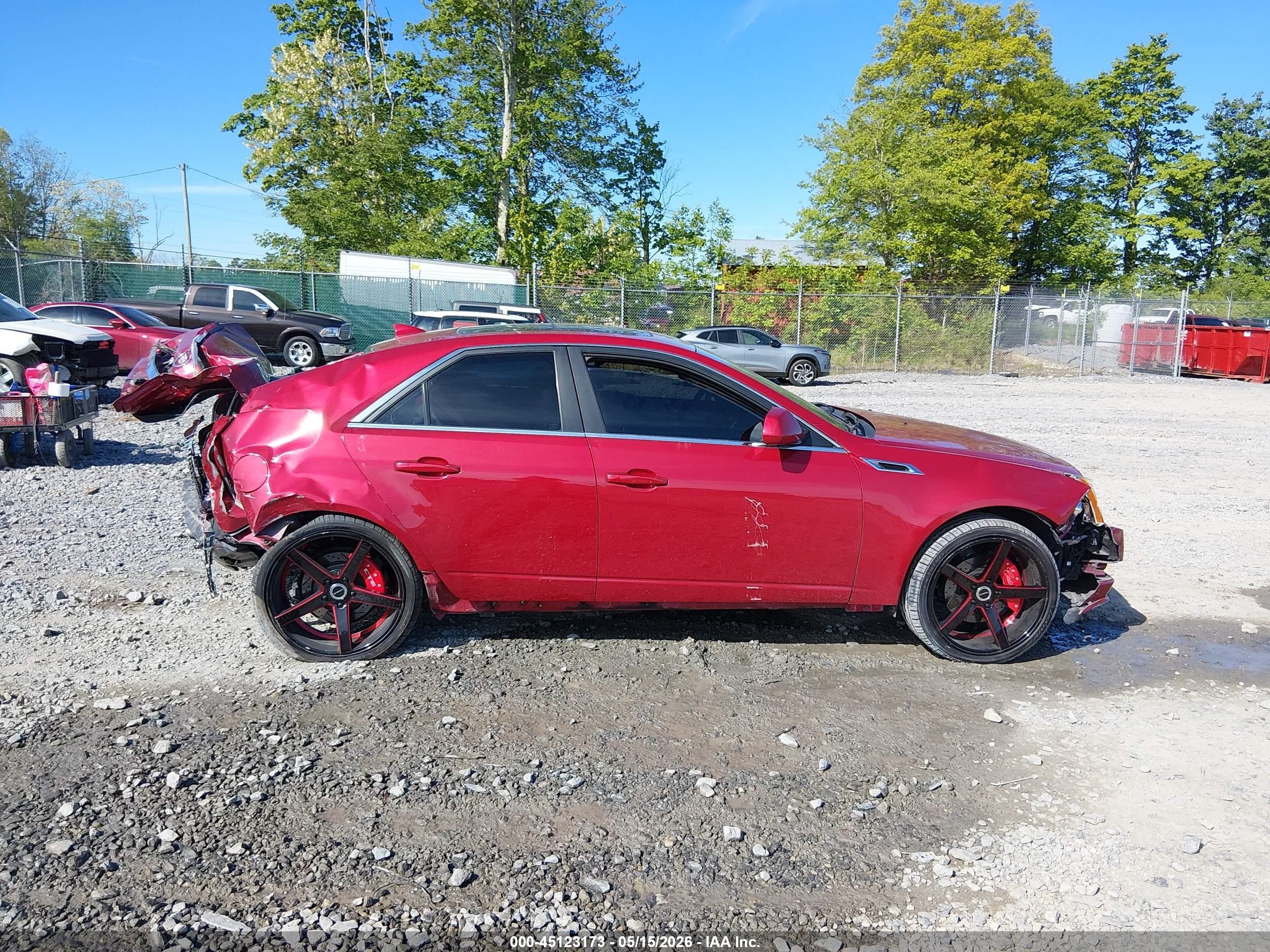 2011 Cadillac Cts Luxury Red vin: 1G6DH5EY1B0164918