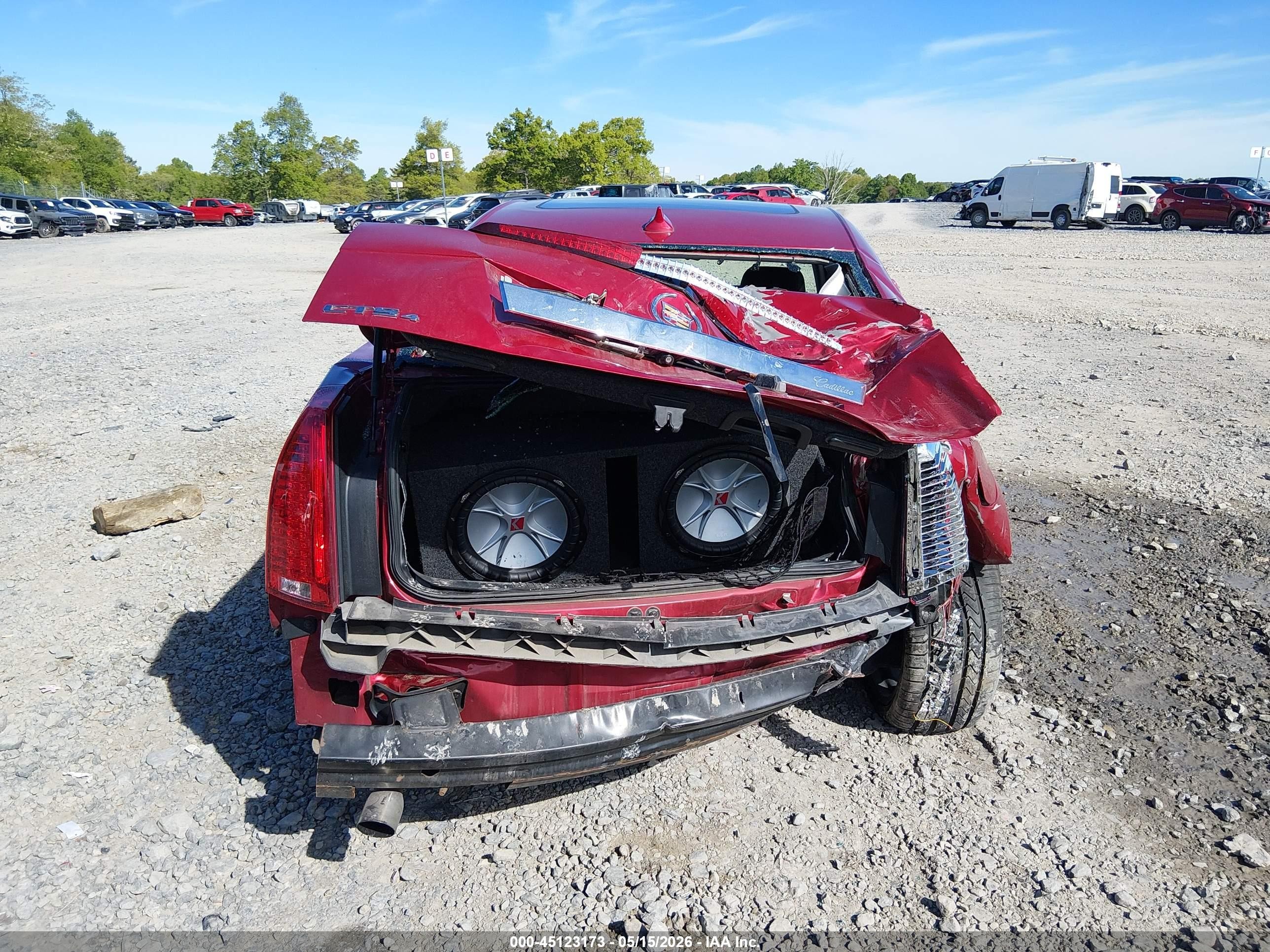 2011 Cadillac Cts Luxury Red vin: 1G6DH5EY1B0164918