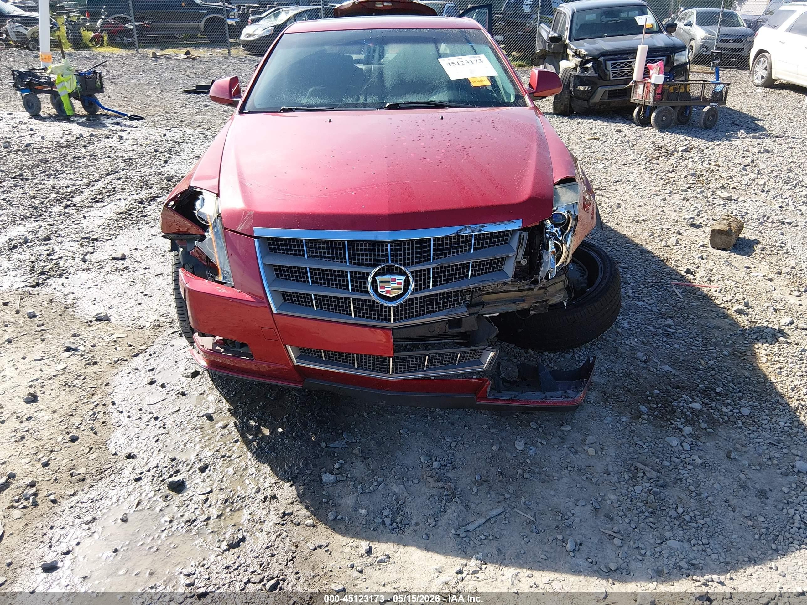 2011 Cadillac Cts Luxury Red vin: 1G6DH5EY1B0164918