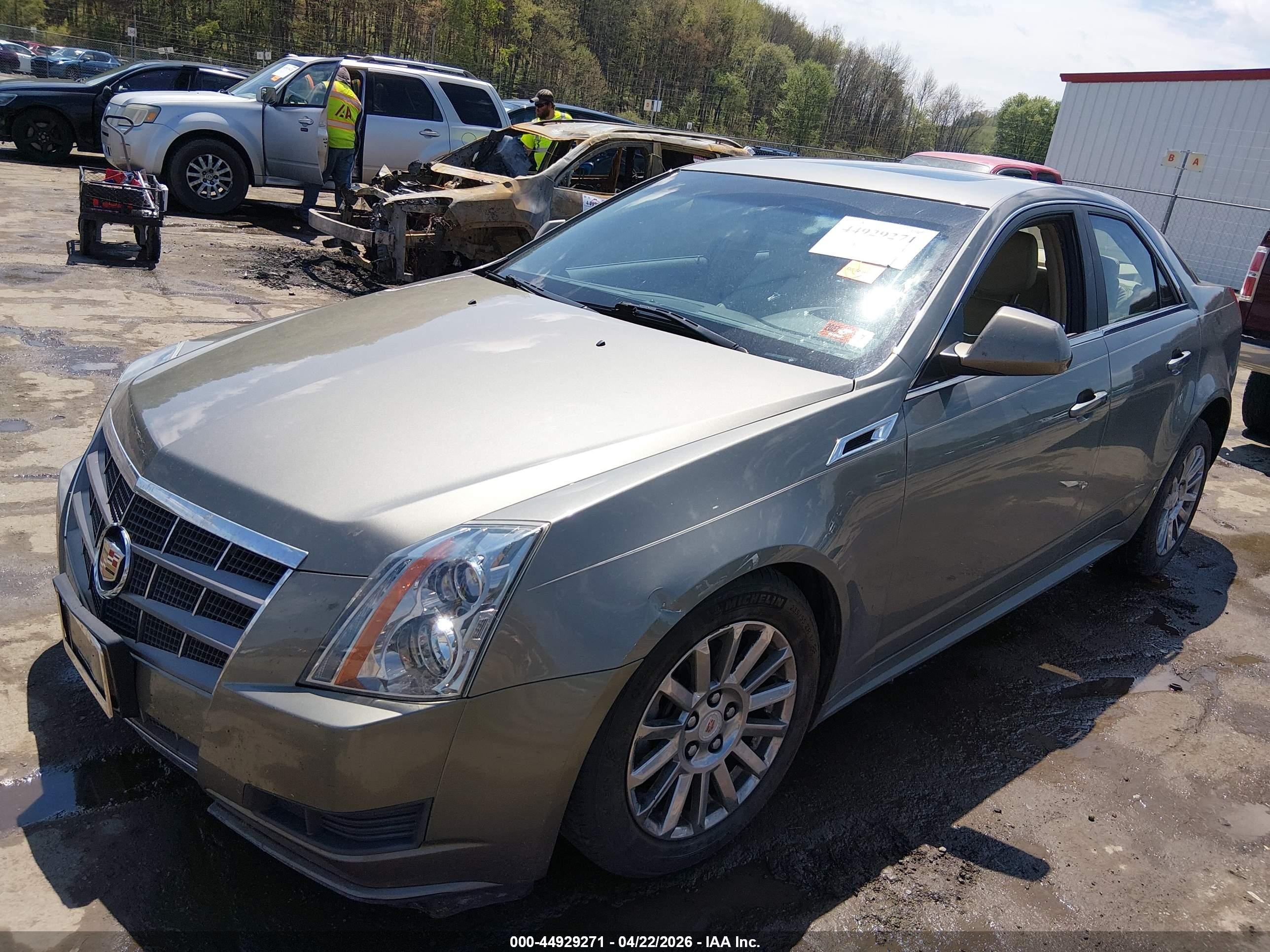 2011 Cadillac Cts Luxury Tan vin: 1G6DH5EYXB0107066