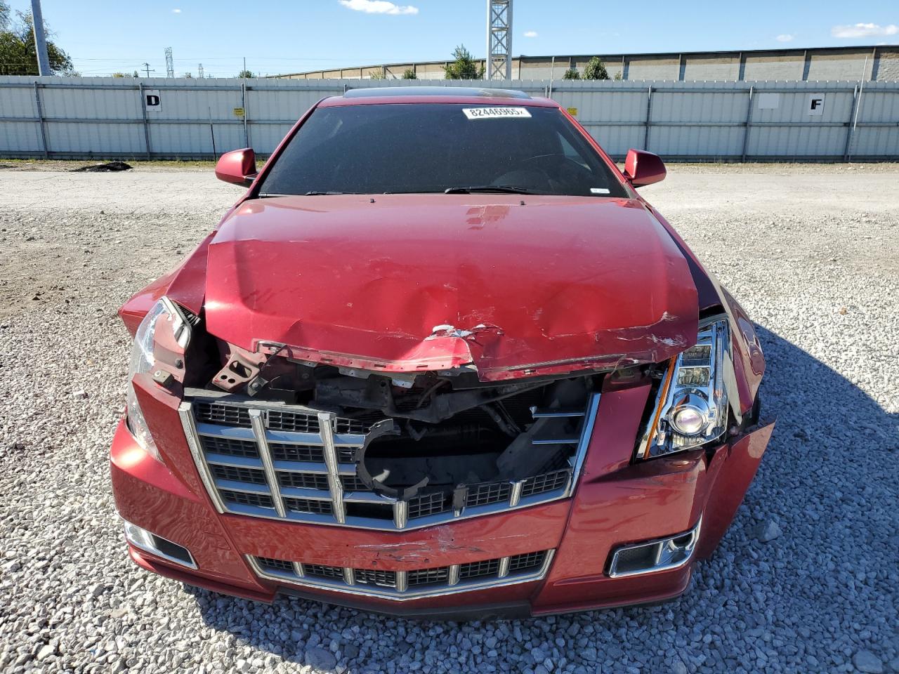 2012 Cadillac Cts Performance Collection Red vin: 1G6DJ1E36C0150287
