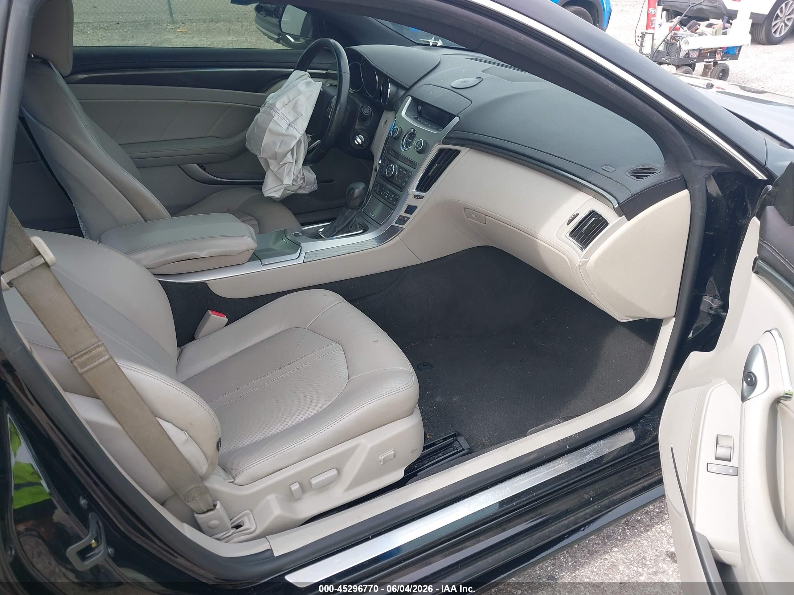 2012 Cadillac Cts Performance Black vin: 1G6DJ1E37C0139119