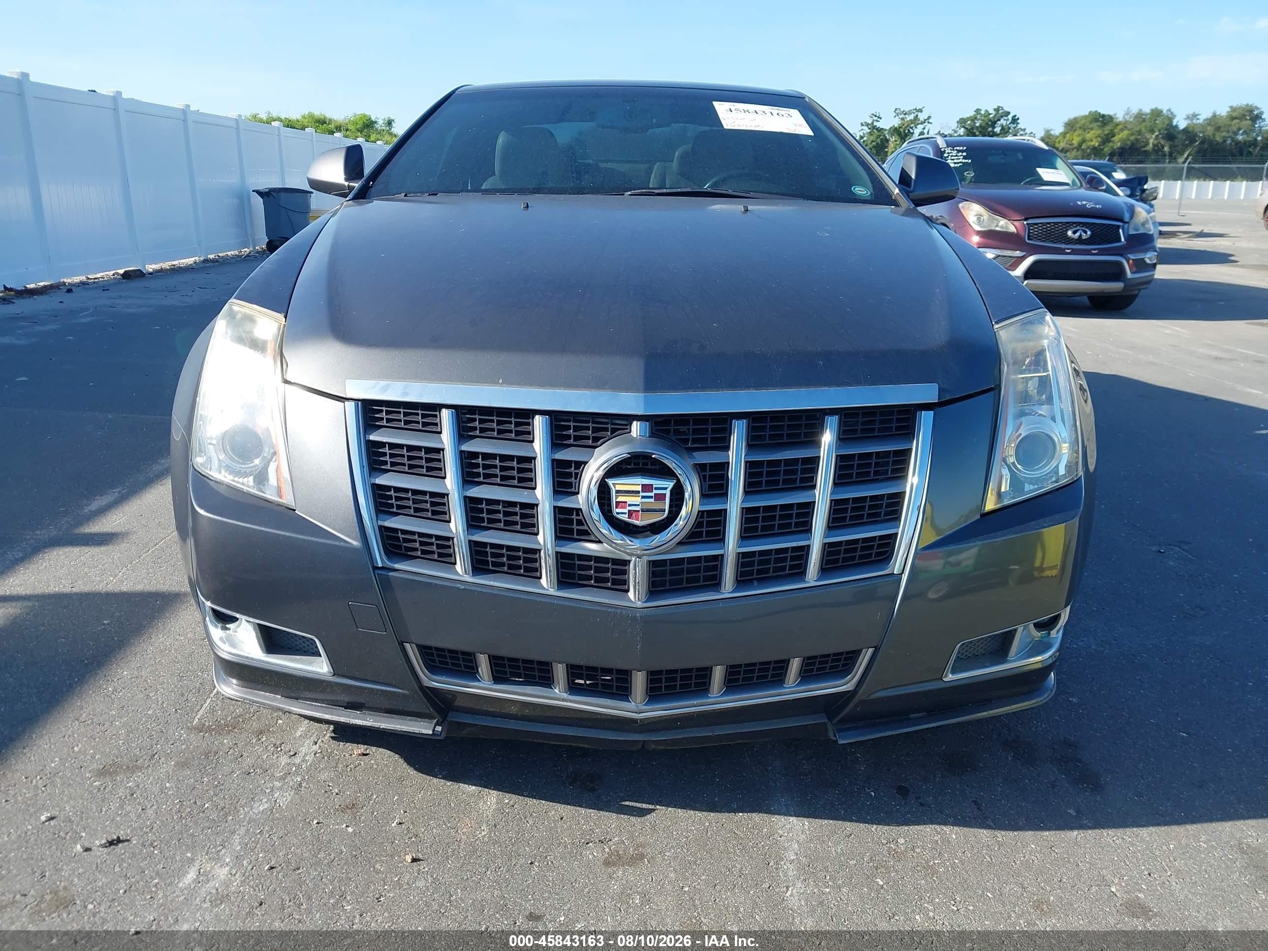 2012 Cadillac Cts Performance Collection Gray vin: 1G6DJ1E38C0150825