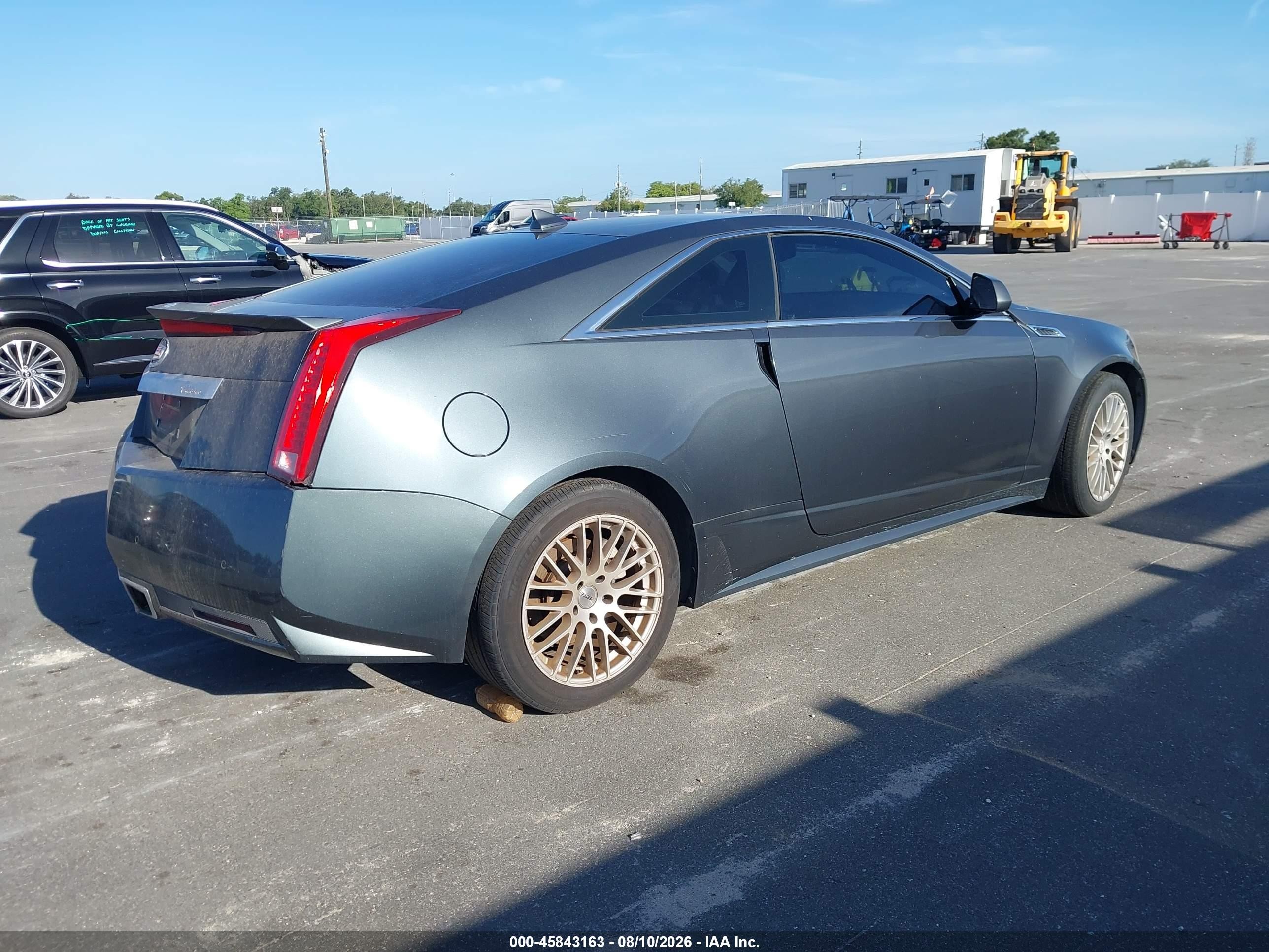2012 Cadillac Cts Performance Collection Gray vin: 1G6DJ1E38C0150825