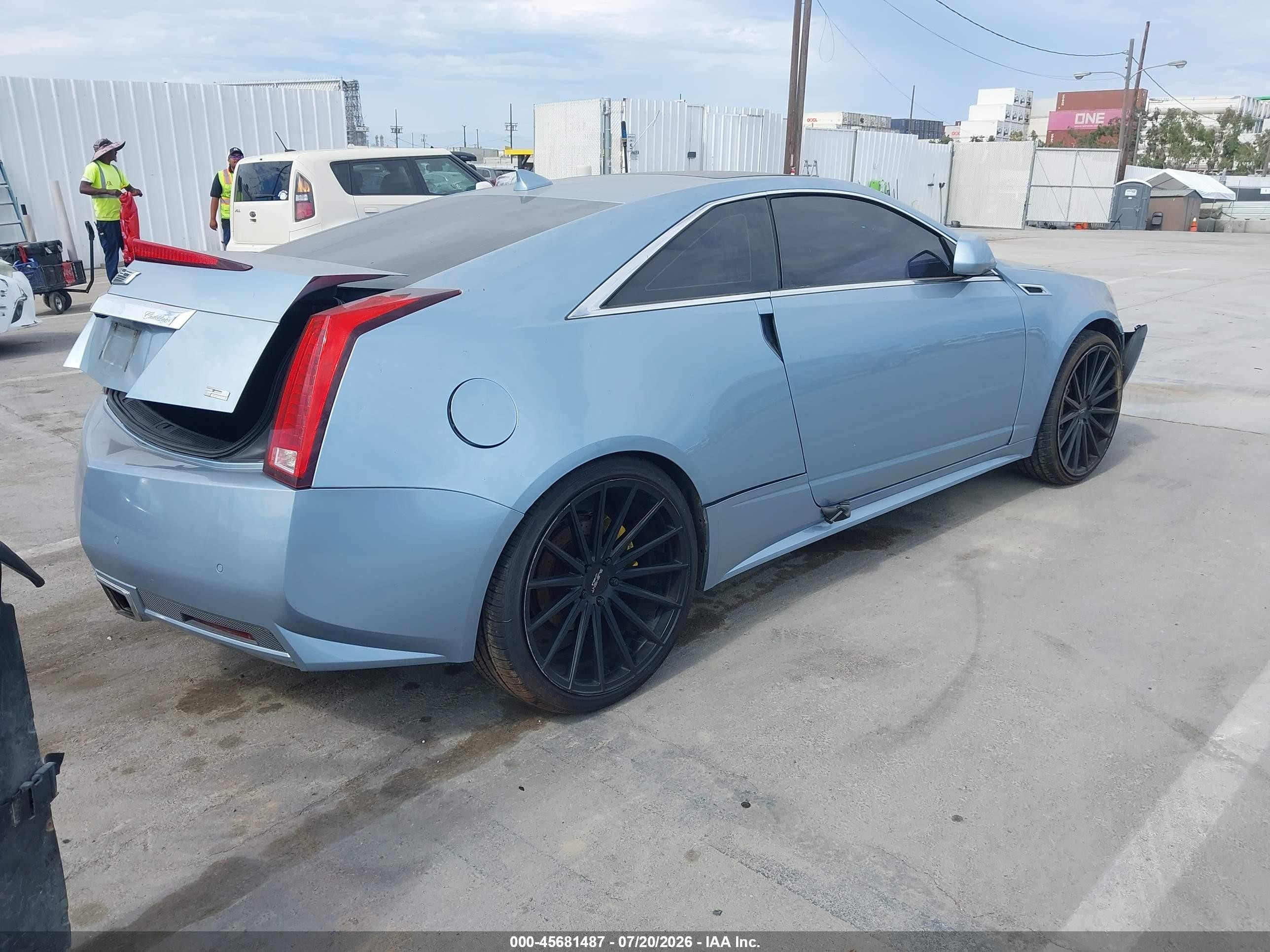 2013 Cadillac Cts Performance Light Blue vin: 1G6DJ1E3XD0119528