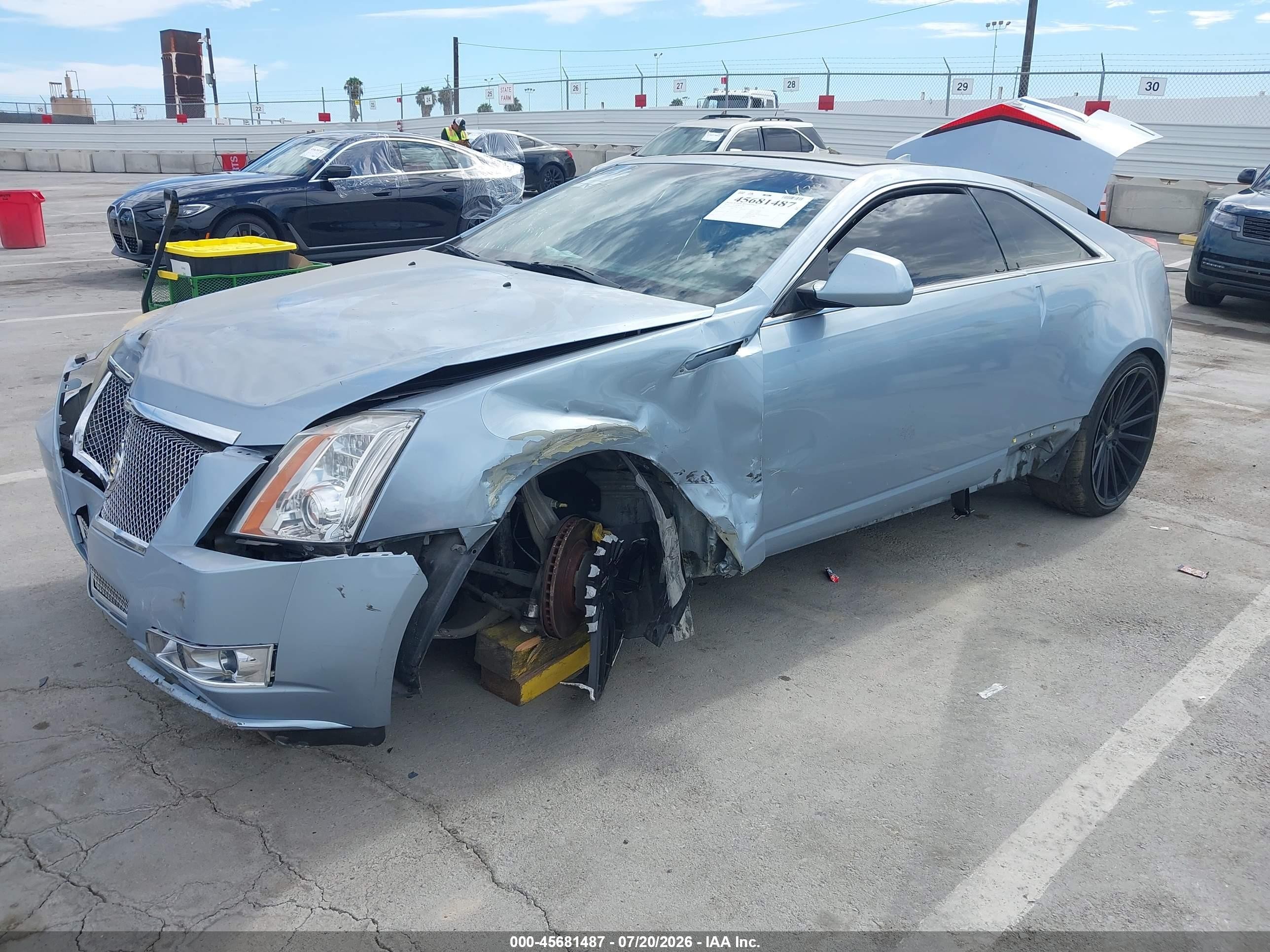 2013 Cadillac Cts Performance Light Blue vin: 1G6DJ1E3XD0119528