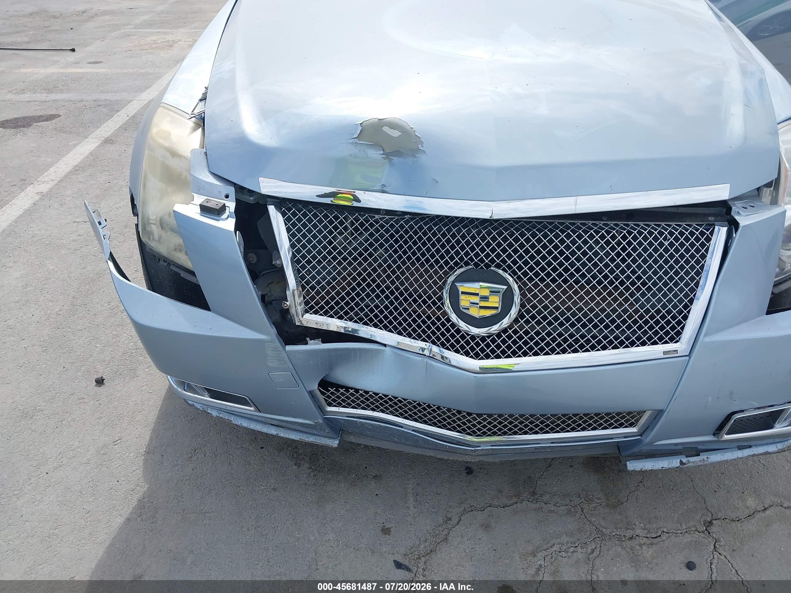 2013 Cadillac Cts Performance Light Blue vin: 1G6DJ1E3XD0119528