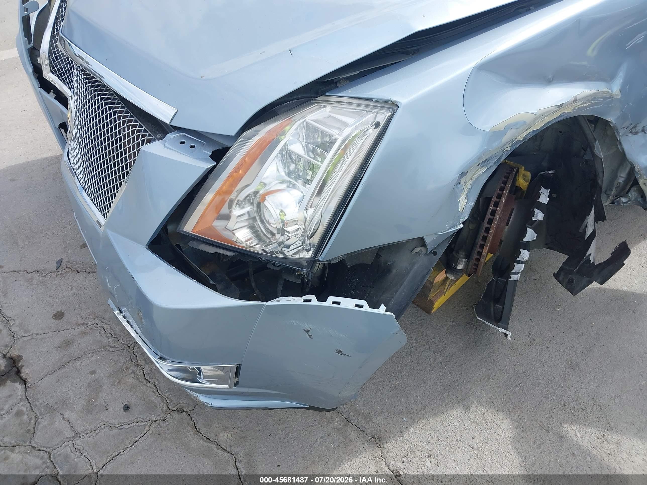 2013 Cadillac Cts Performance Light Blue vin: 1G6DJ1E3XD0119528